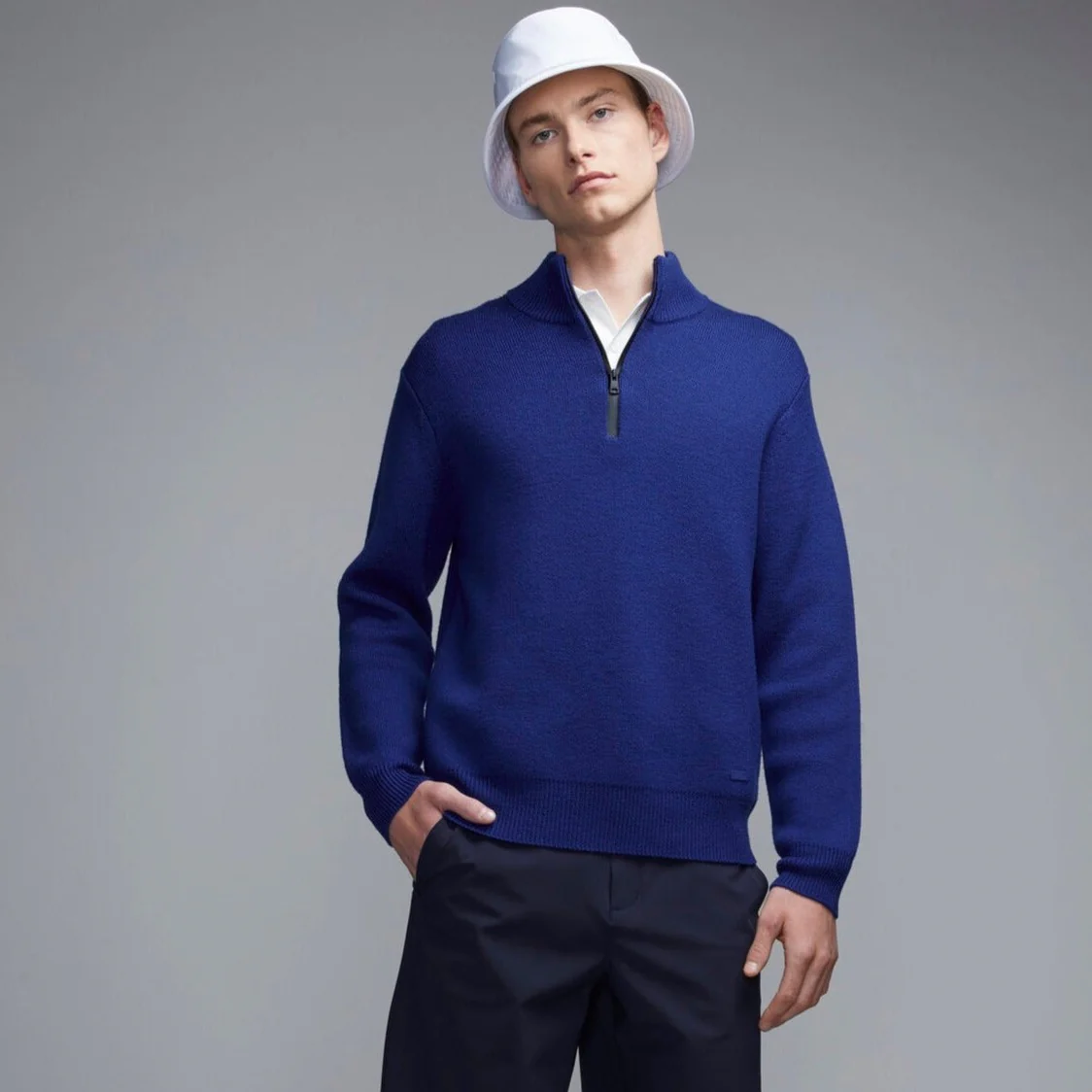 Merino 1/4 Zip Sweater - Image 2