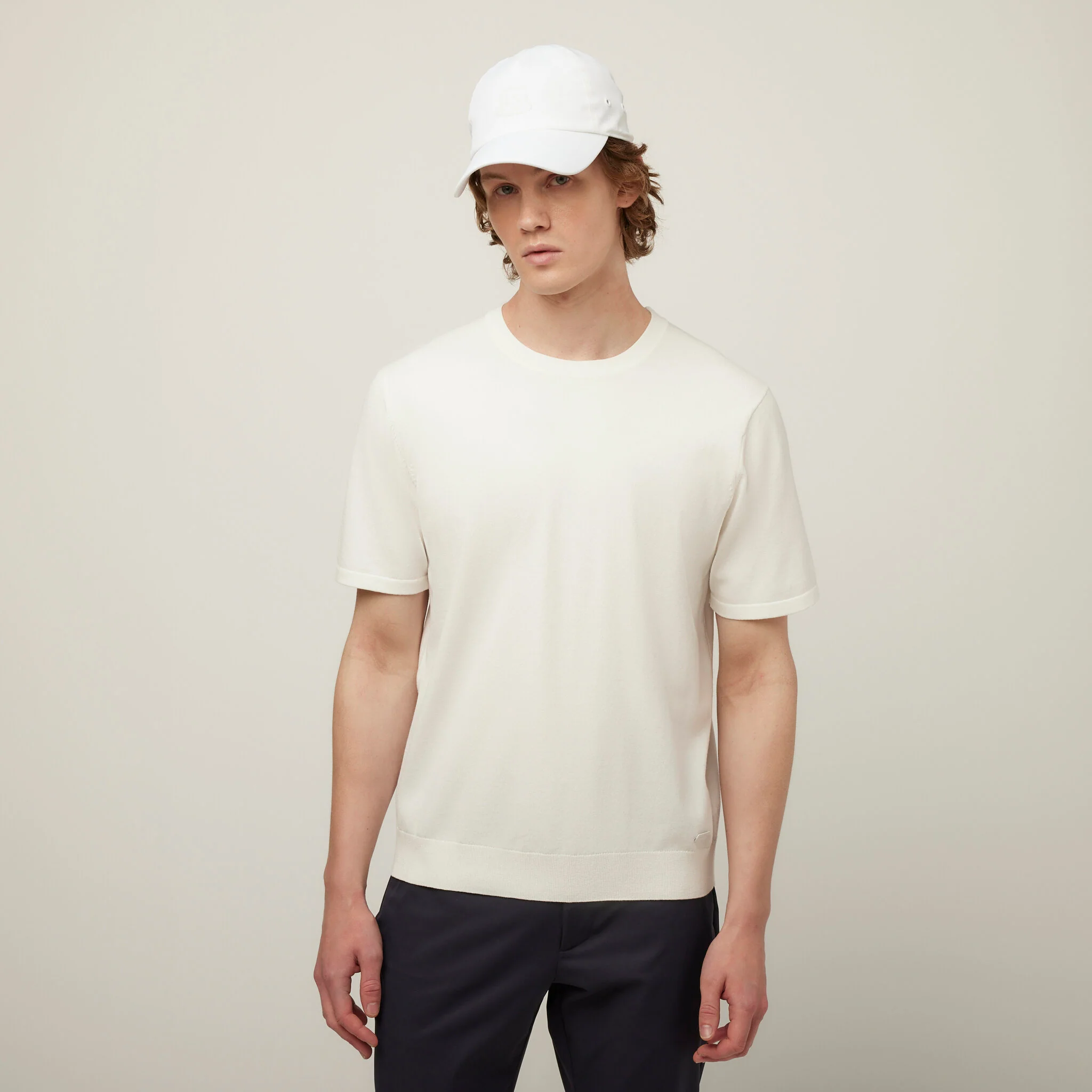 Cotton Nylon Knit Tee - Image 29