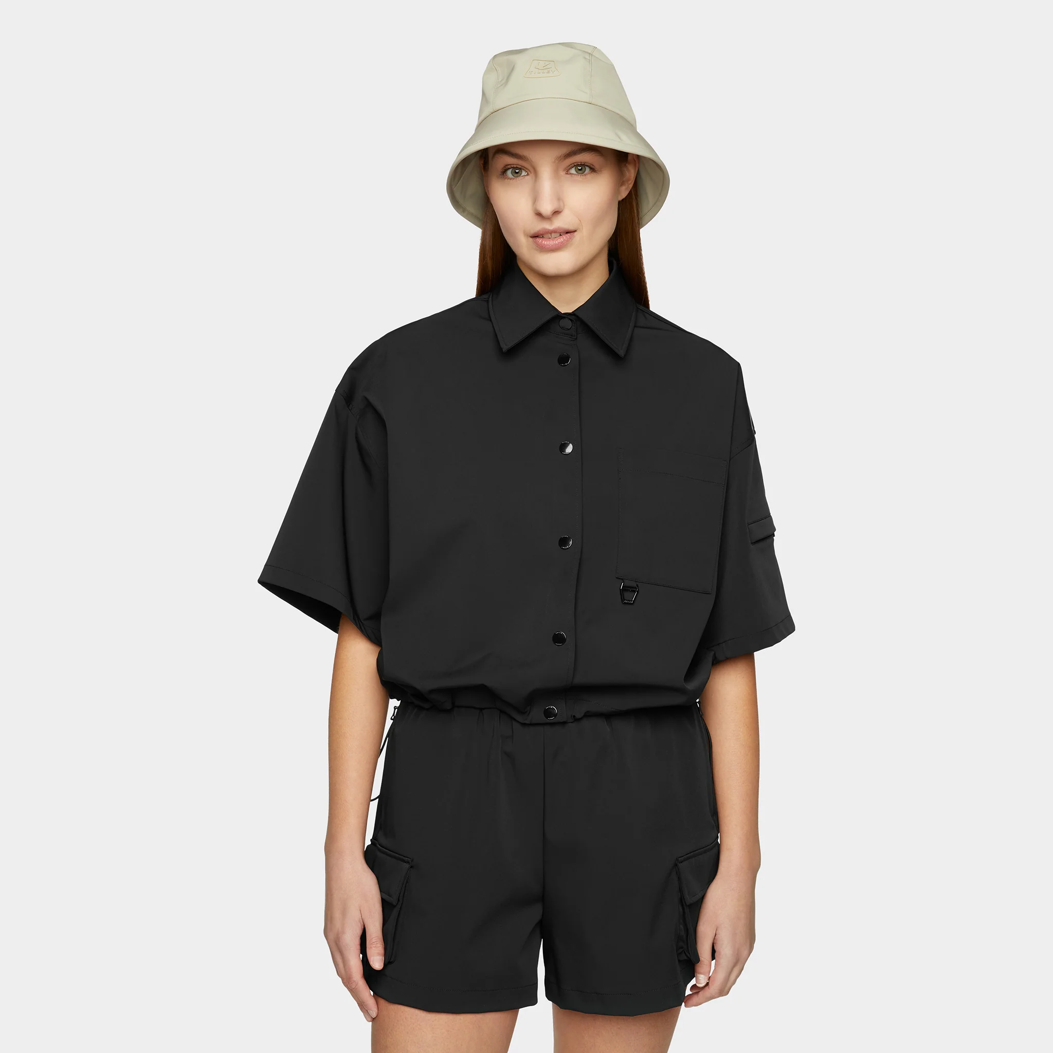 Cropped Tech Shacket - Image 11