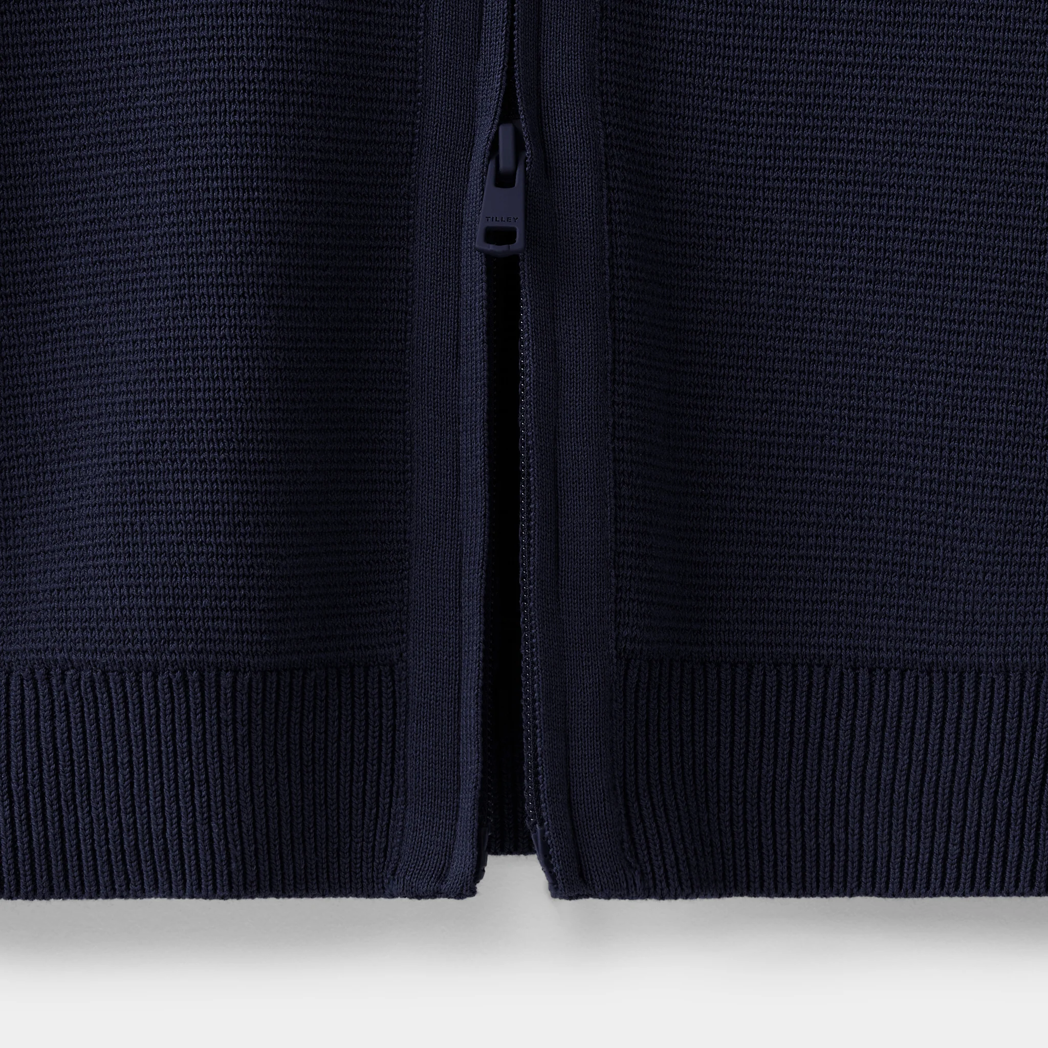 Full Zip Cotton Cardigan - Image 7
