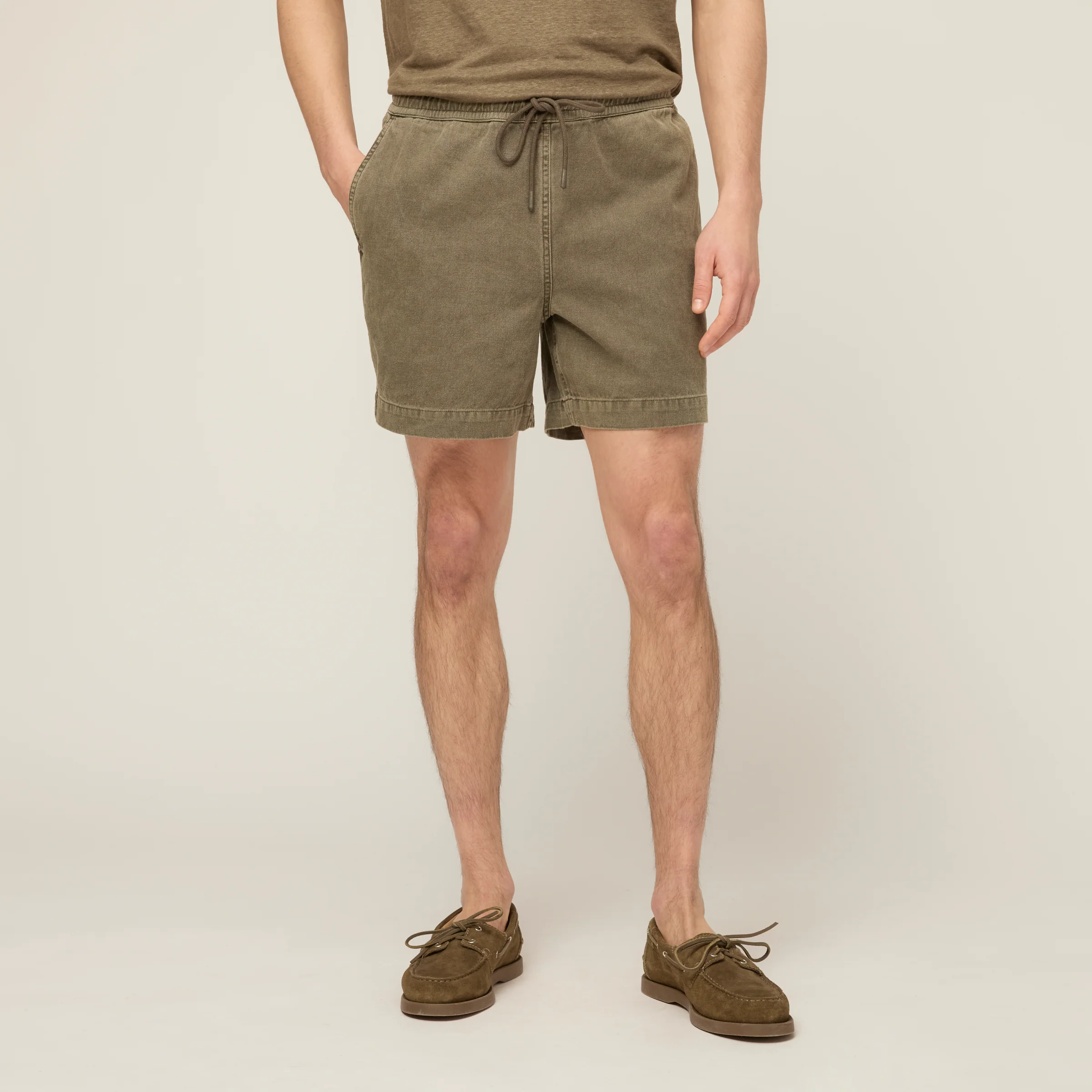 Garment Dyed Hemp Cotton Short - Image 6
