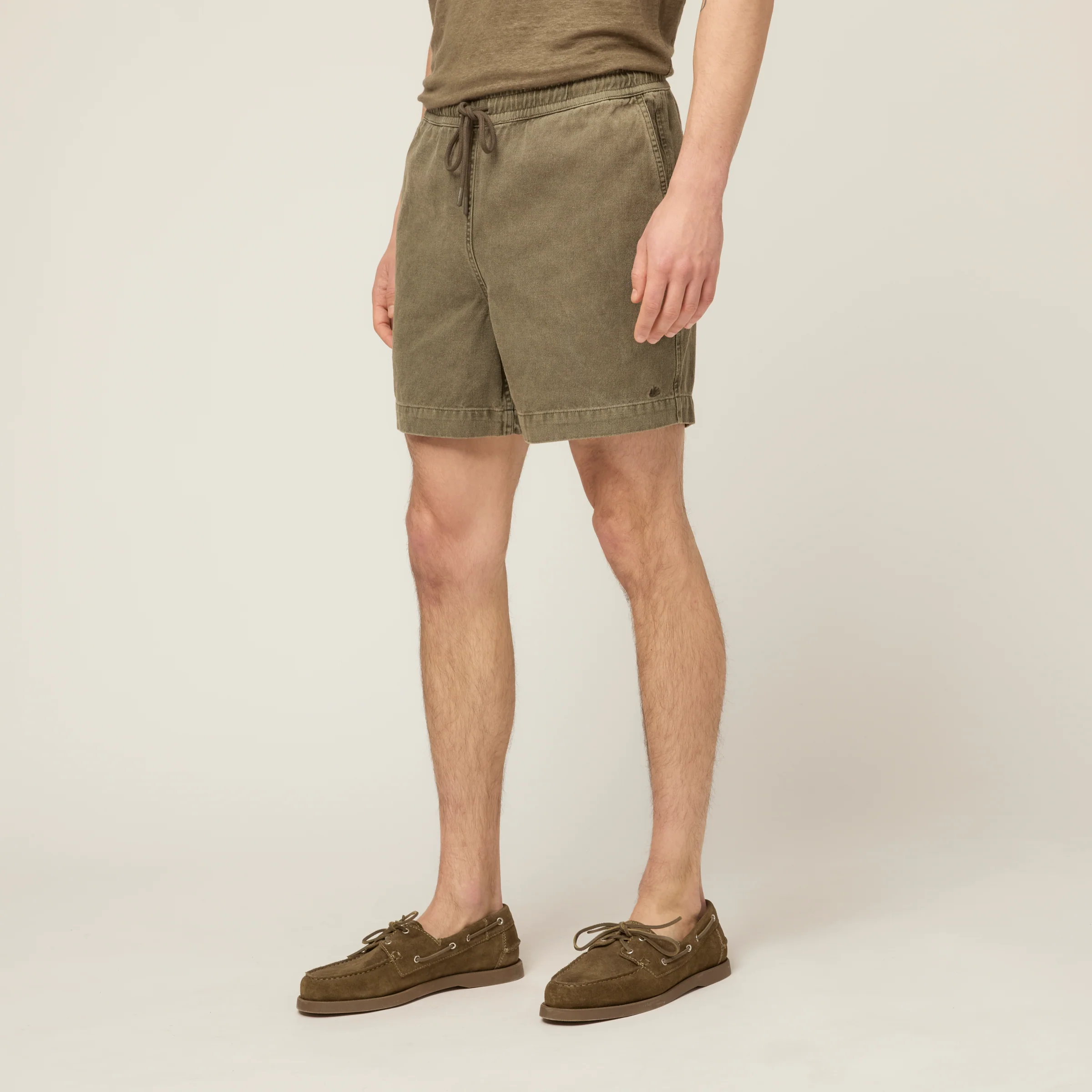 Garment Dyed Hemp Cotton Short - Image 7
