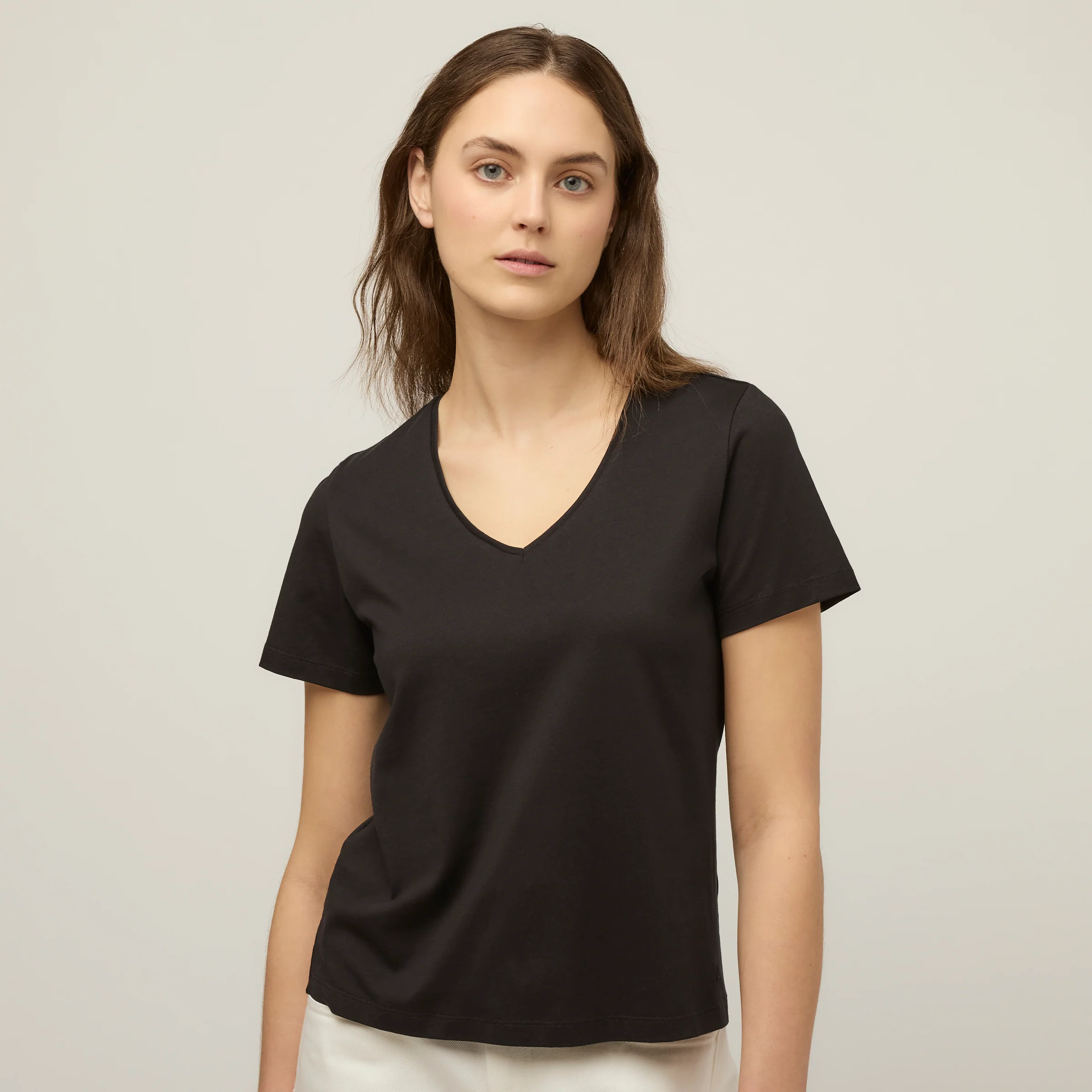 Lightweight V-Neck Tee - Image 34