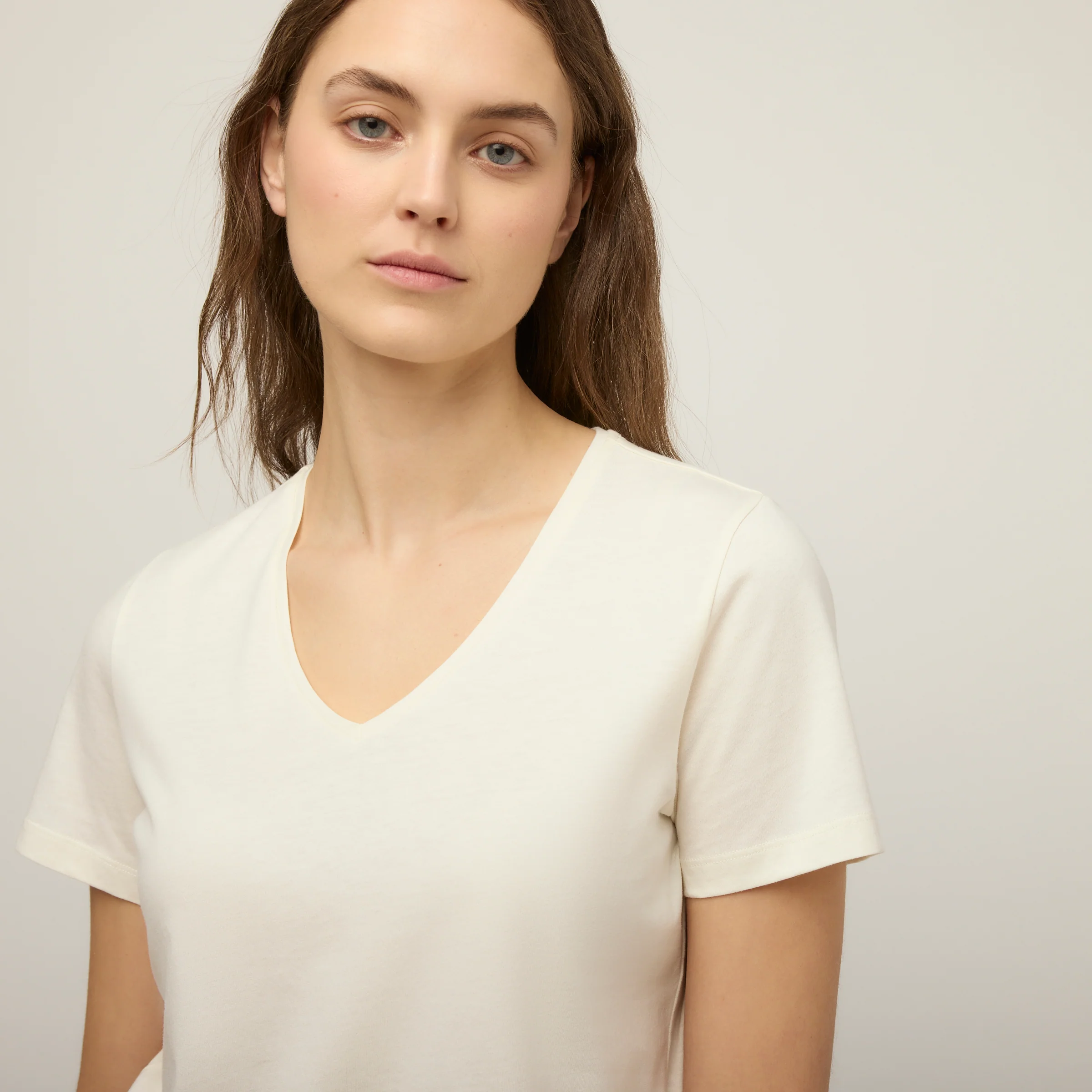 Lightweight V-Neck Tee - Image 52
