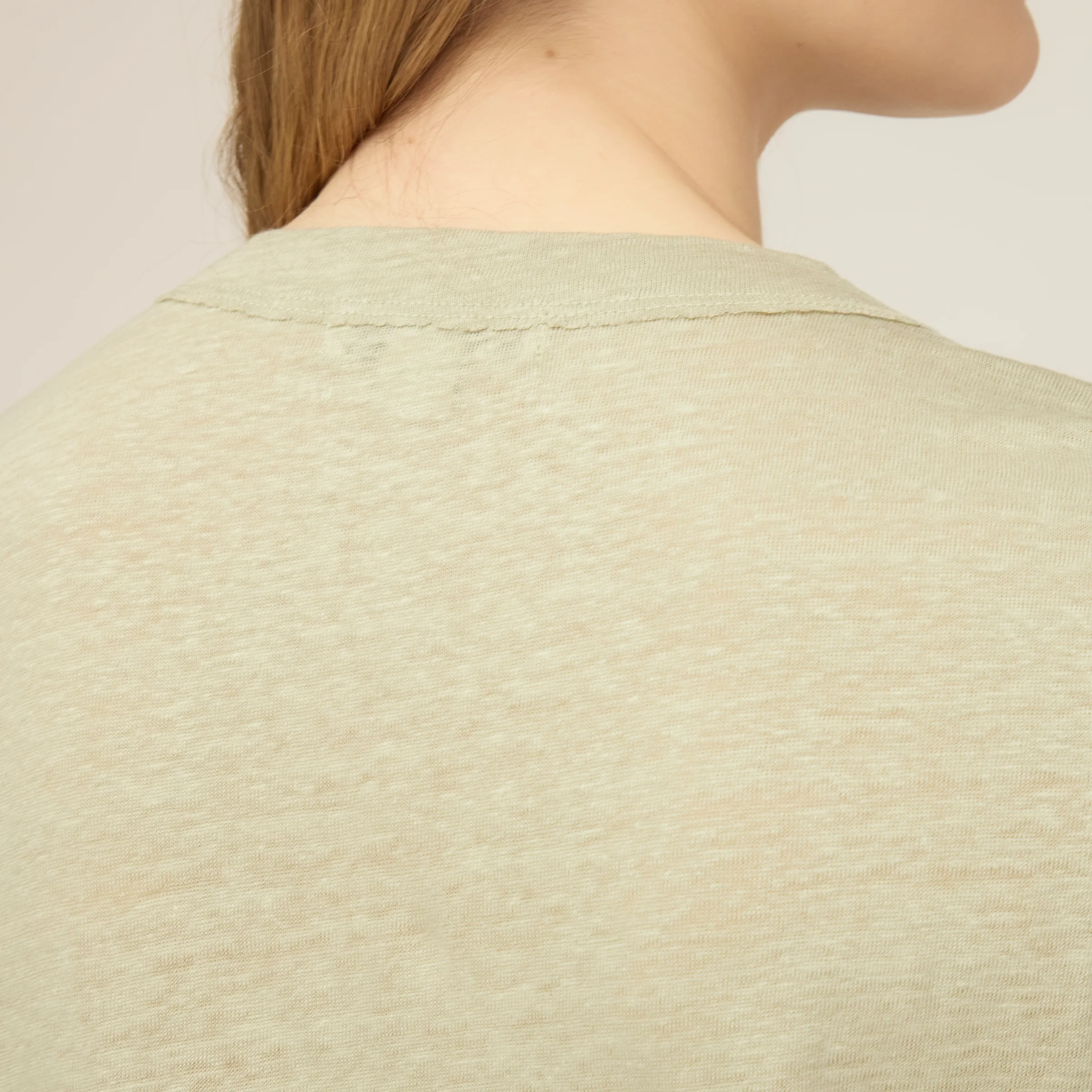 Linen Jersey Elbow Length Tee - Image 7