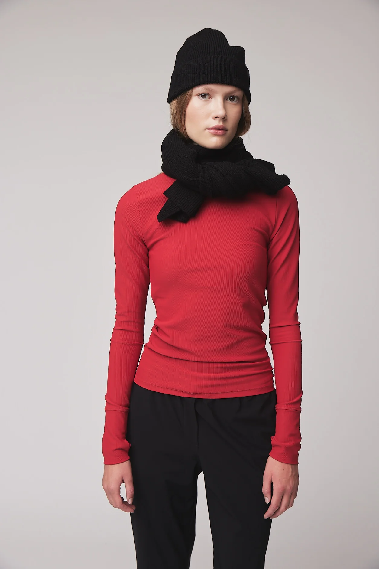 LS Fitted Rib Crewneck - Image 2