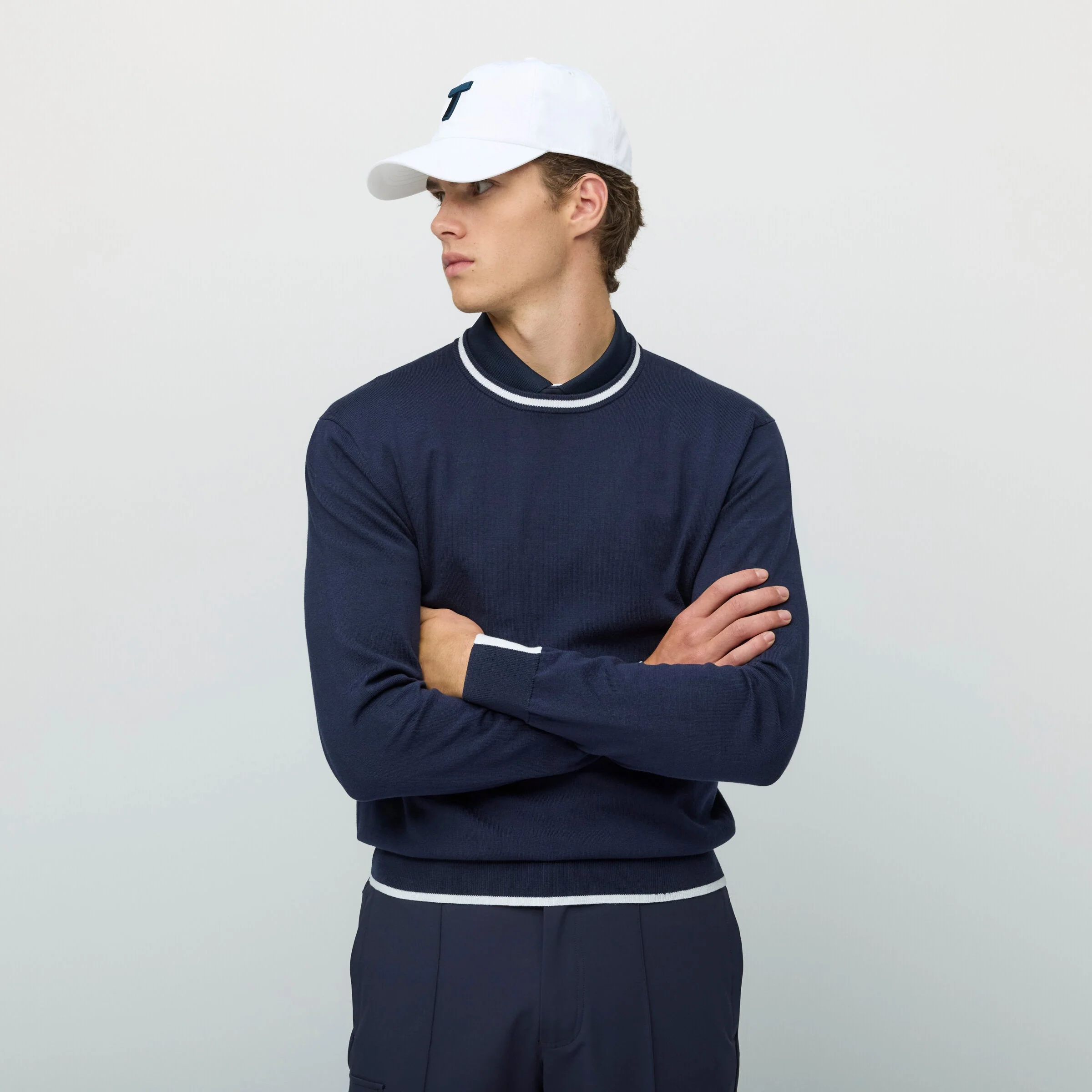 Colour Block Crew Sweater - Image 10
