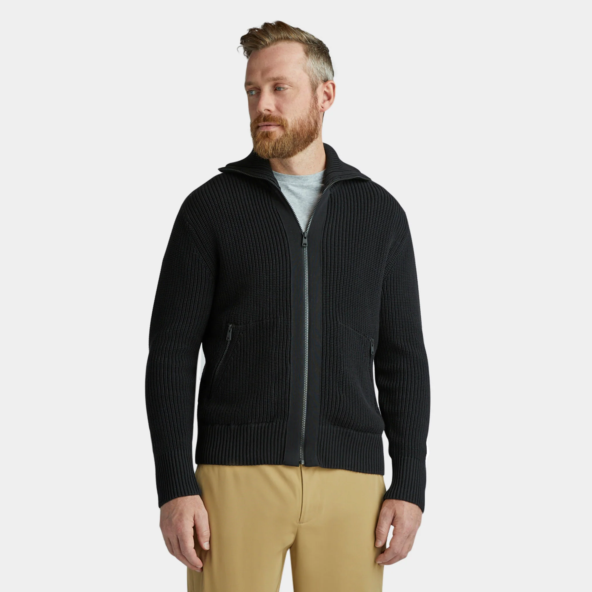 Cool Cotton Sweater Jacket - Image 13