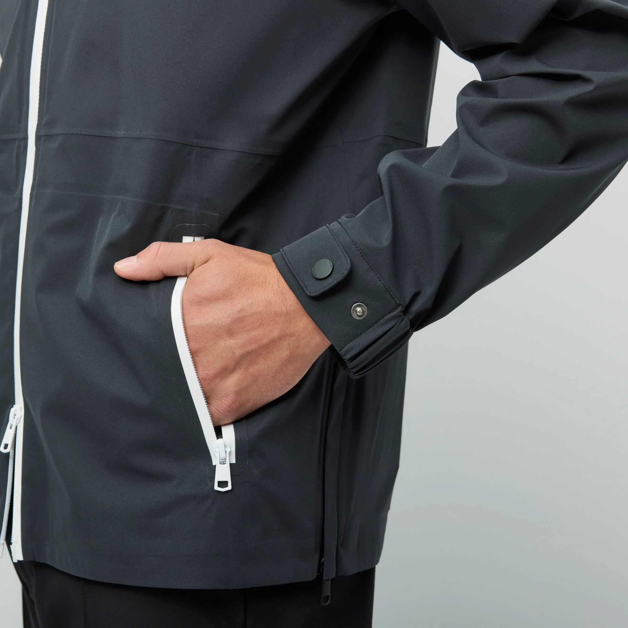 Full Zip Rain Jacket - Image 5