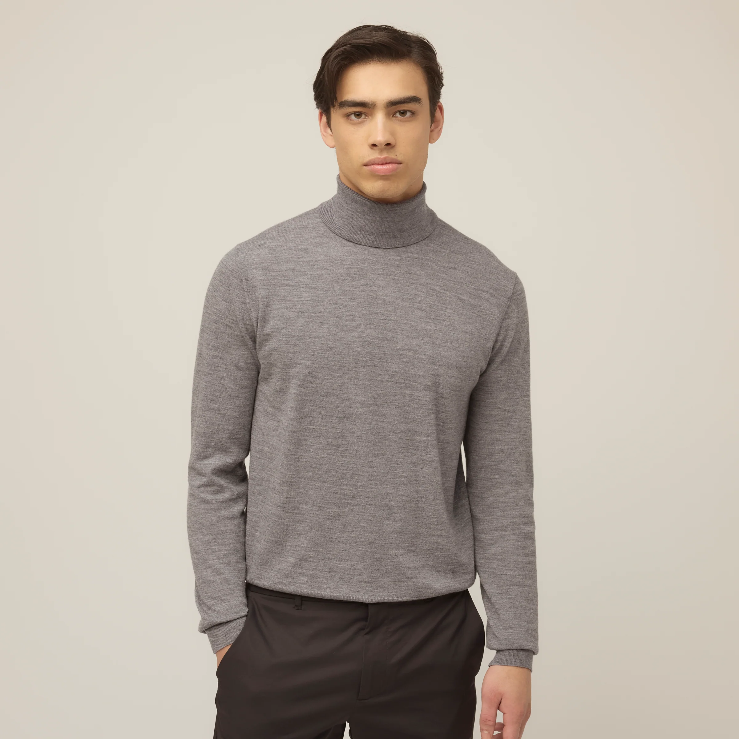 Stretch Merino Turtleneck - Image 13