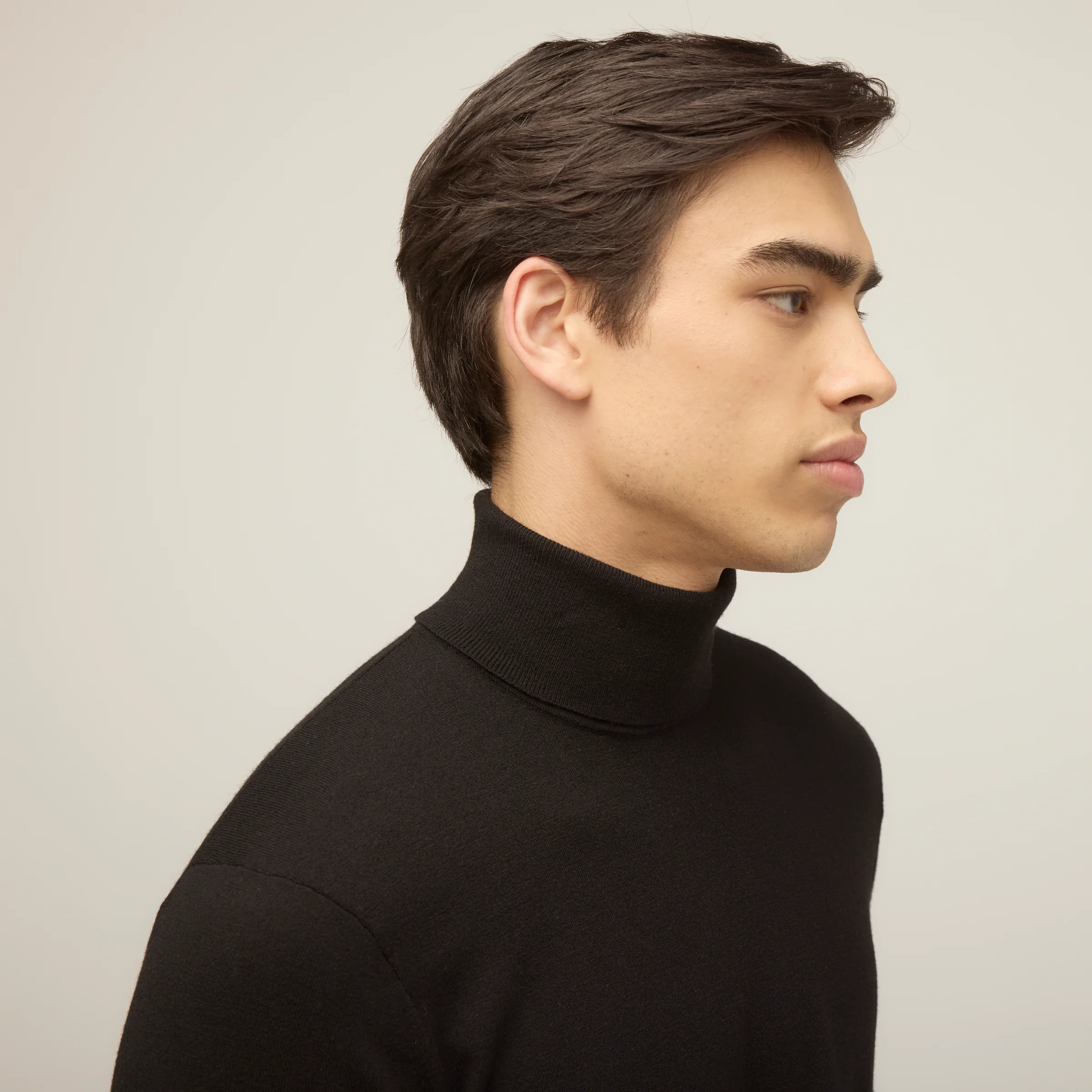 Stretch Merino Turtleneck - Image 4
