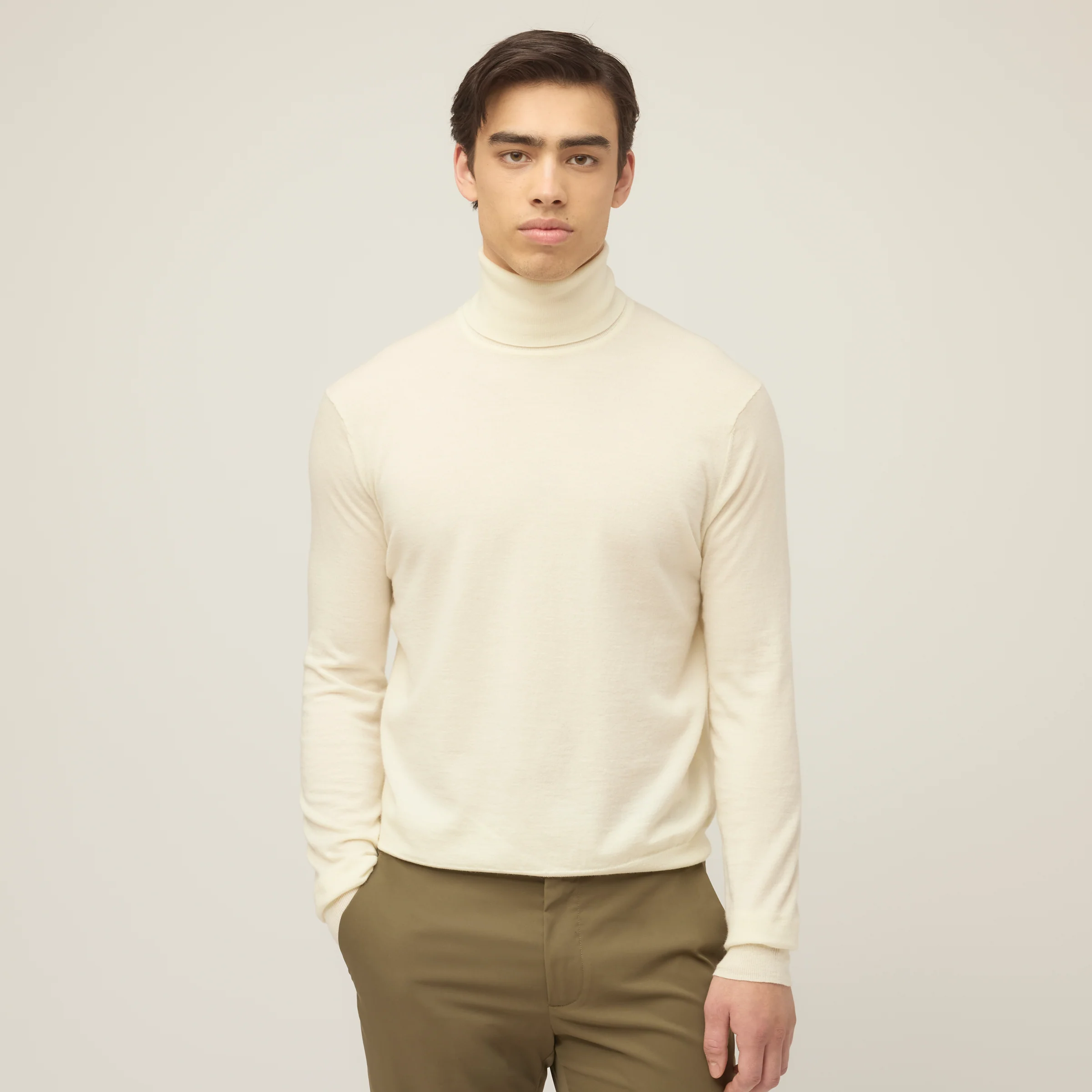 Stretch Merino Turtleneck - Image 7