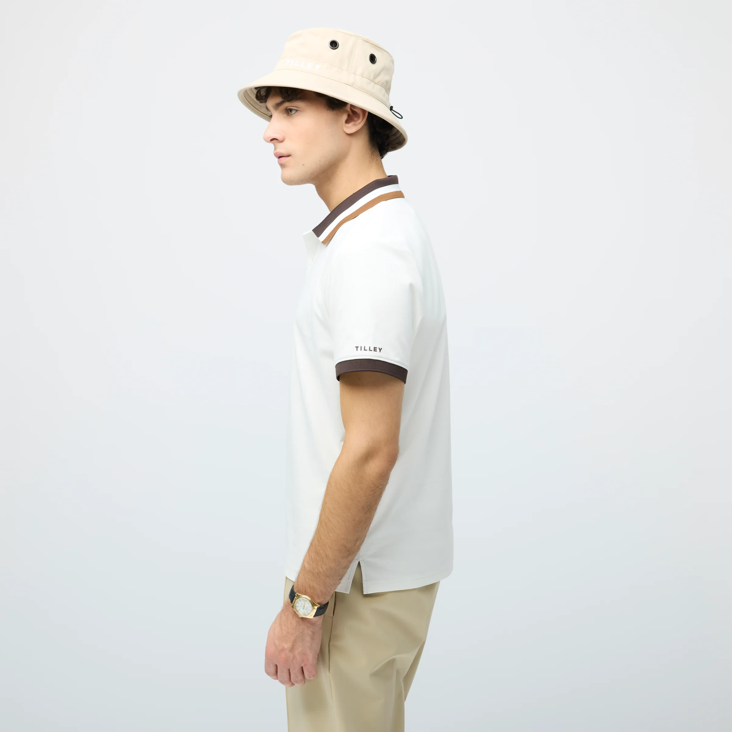 Supima Pique Stripe Polo - Image 4