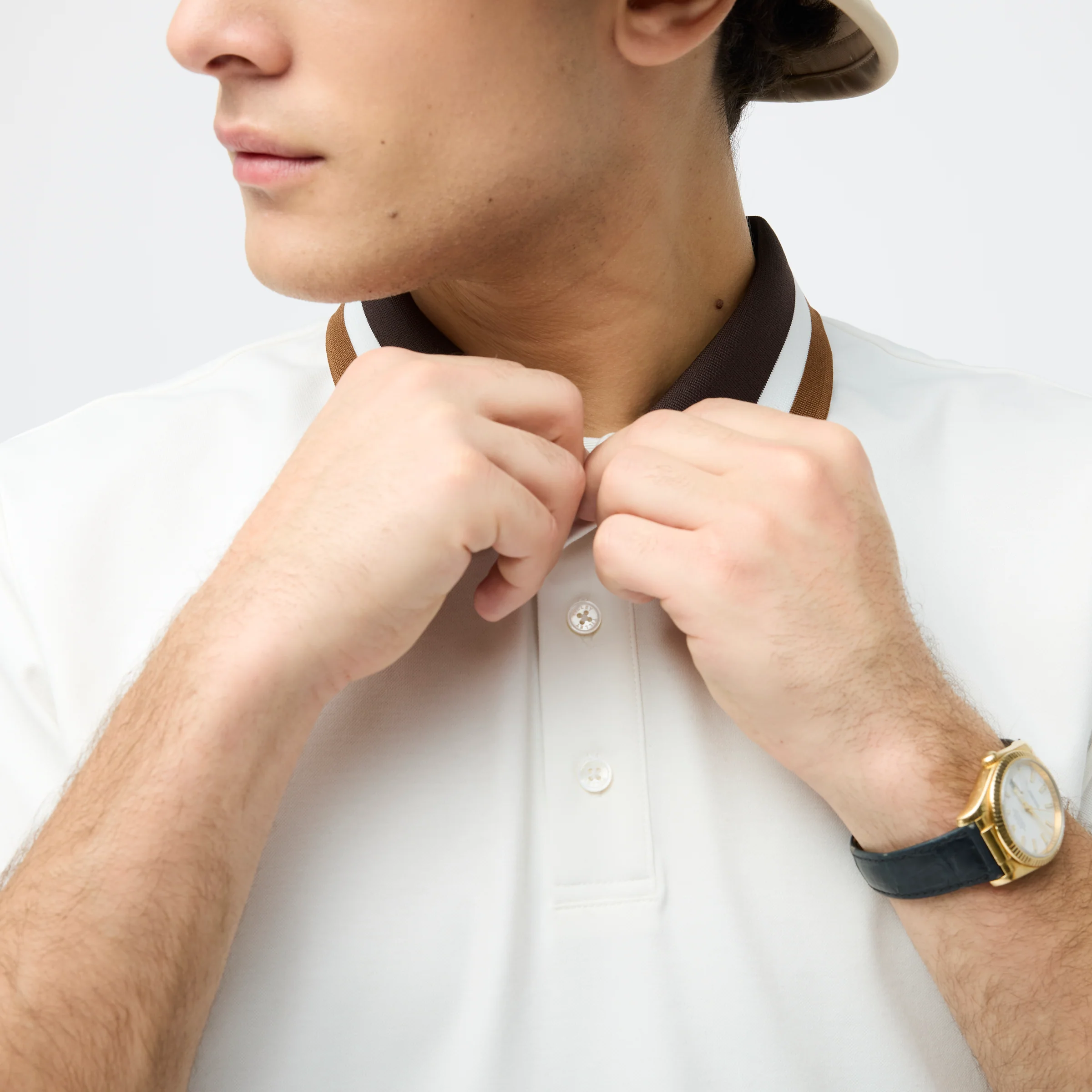 Supima Pique Stripe Polo - Image 6