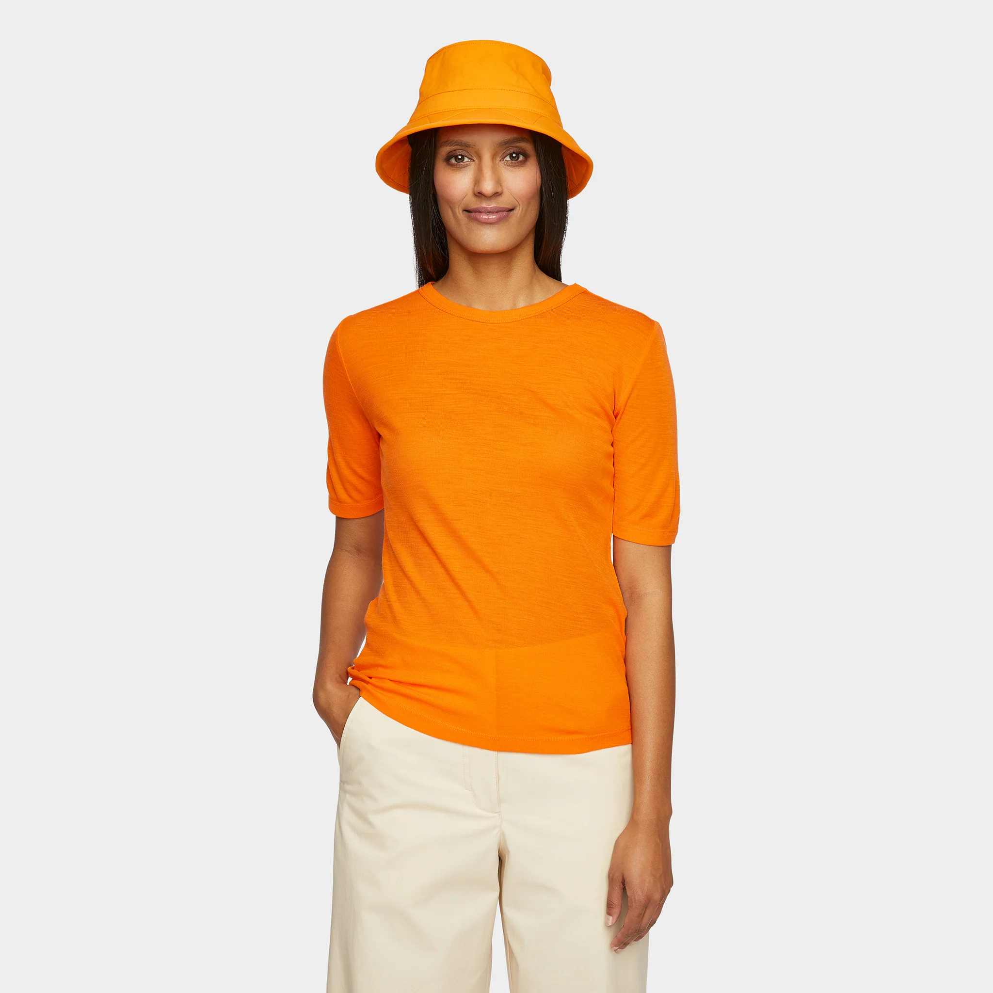 Merino Rib Fitted Tee - Image 23