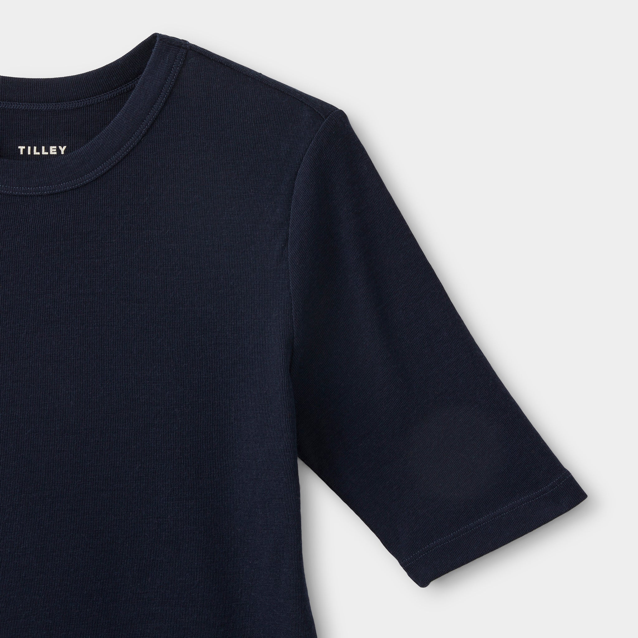 Merino Rib Fitted Tee - Image 34