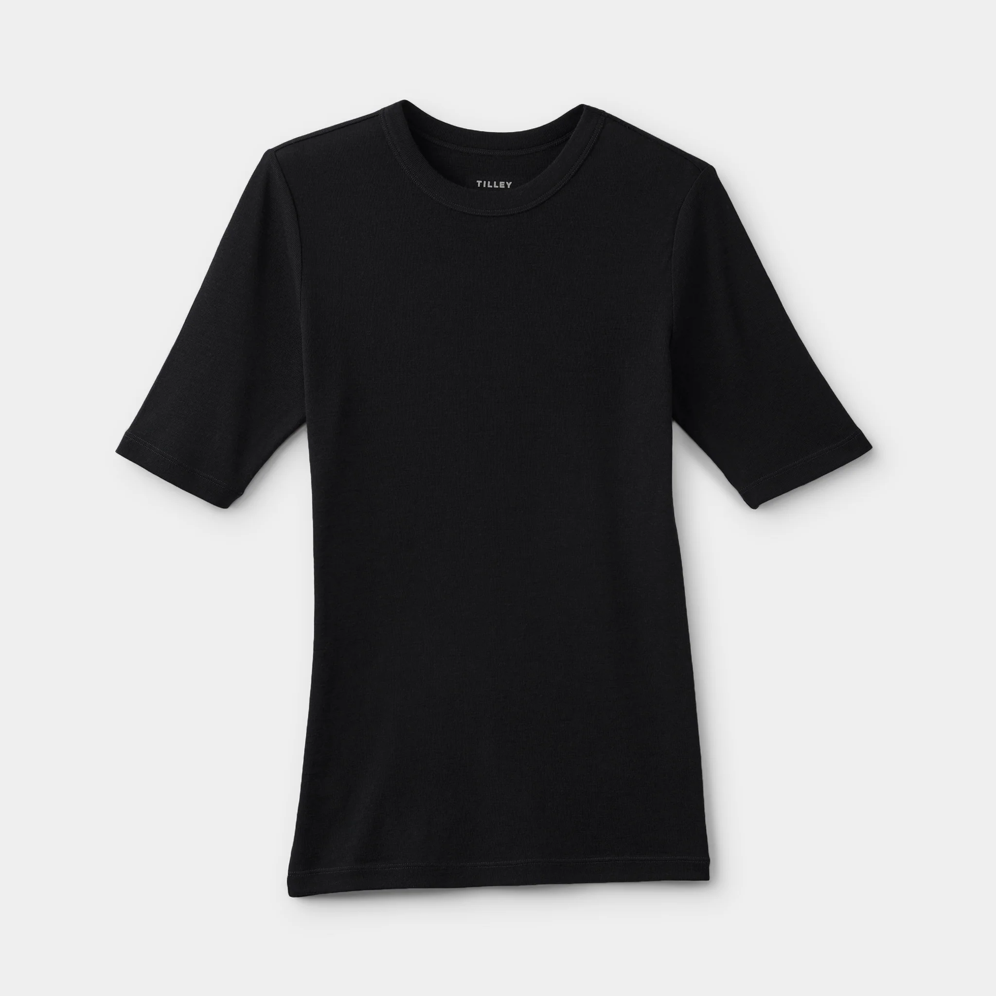 Merino Rib Fitted Tee - Image 36