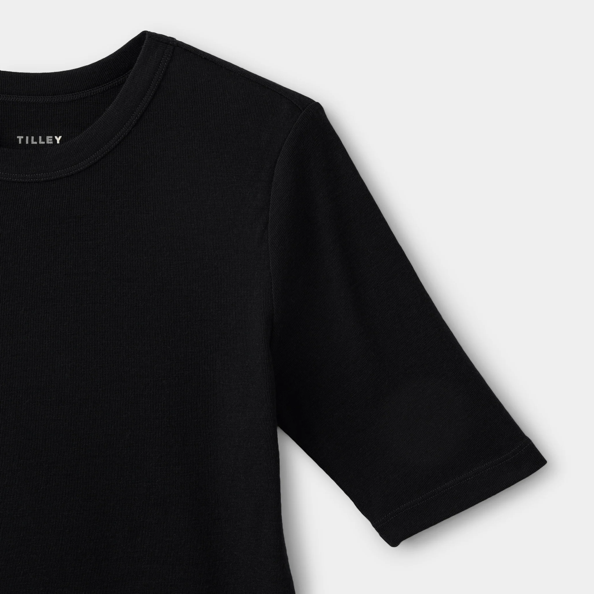 Merino Rib Fitted Tee - Image 41