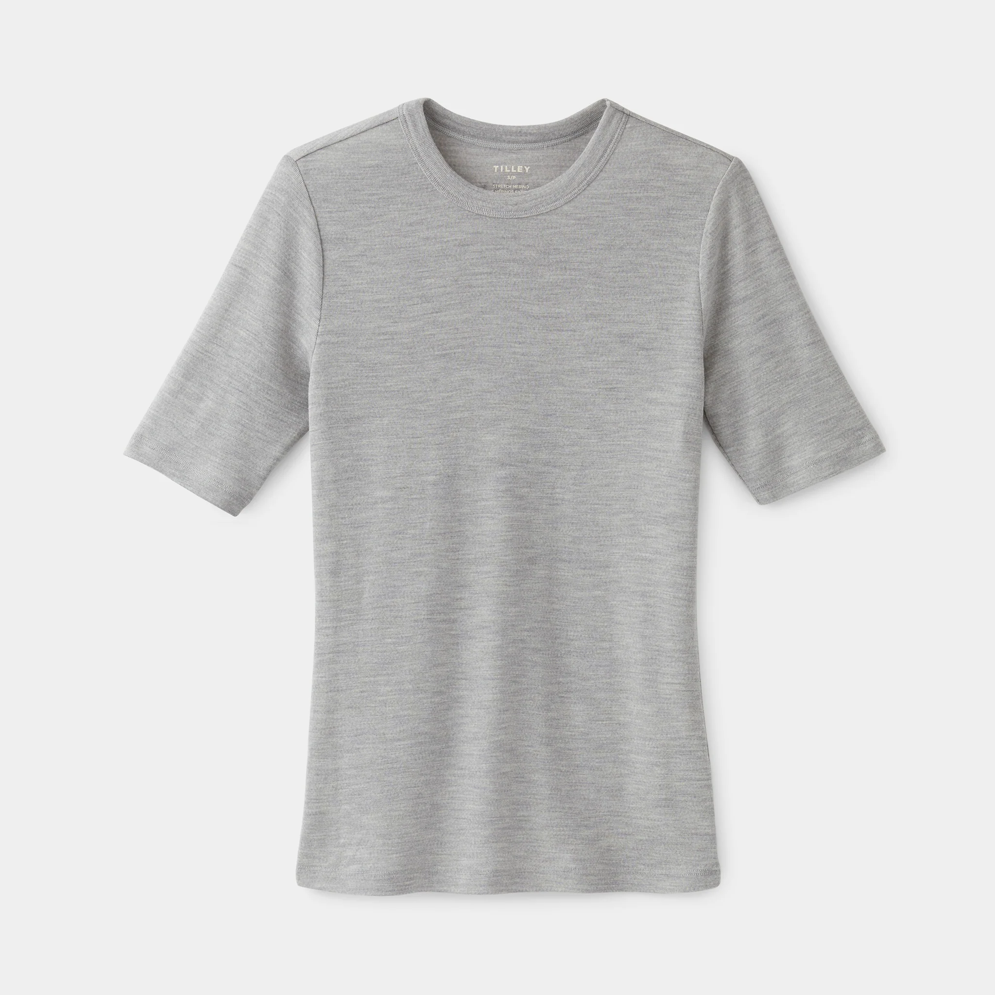 Merino Rib Fitted Tee - Image 8