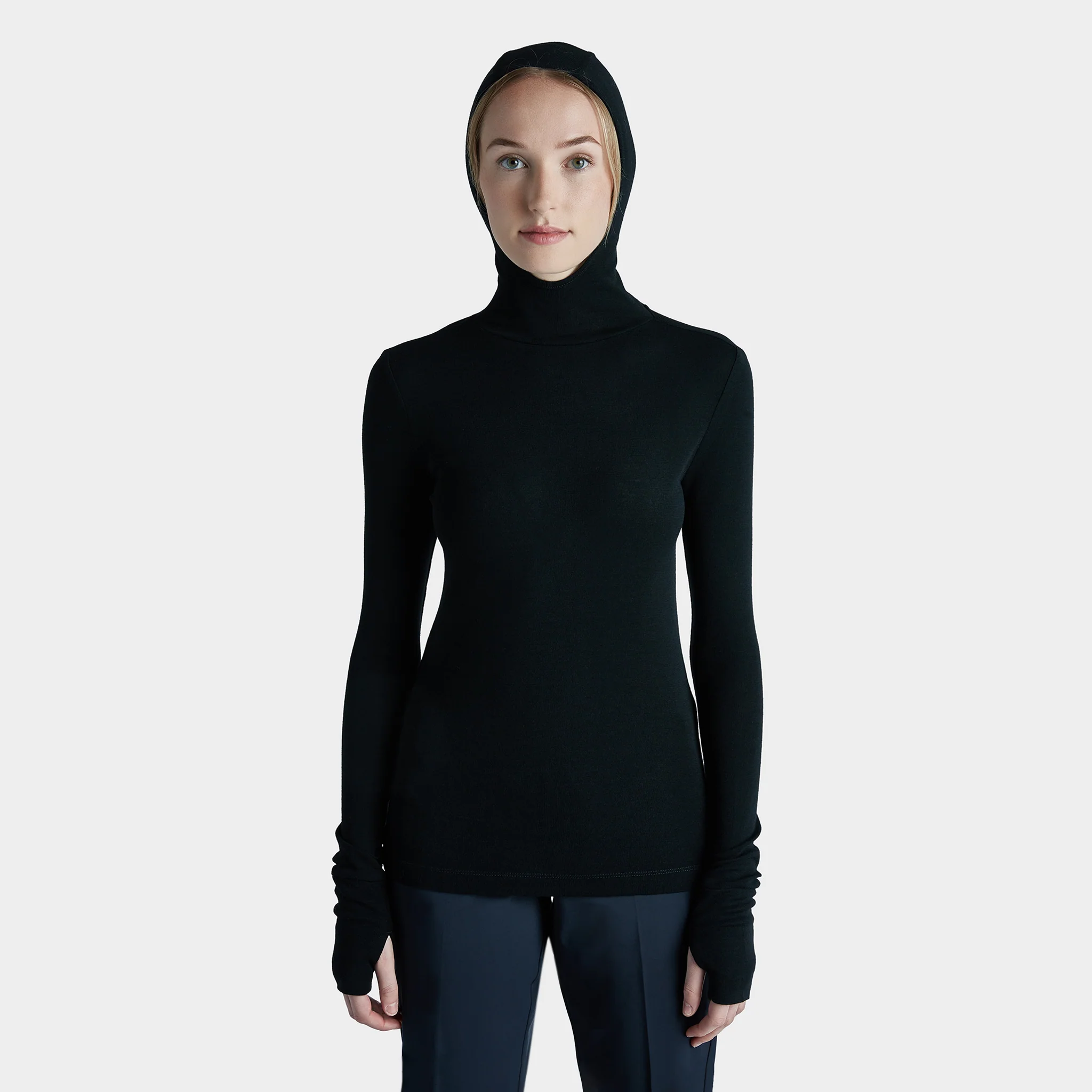 Merino Rib Hooded Shirt - Image 17