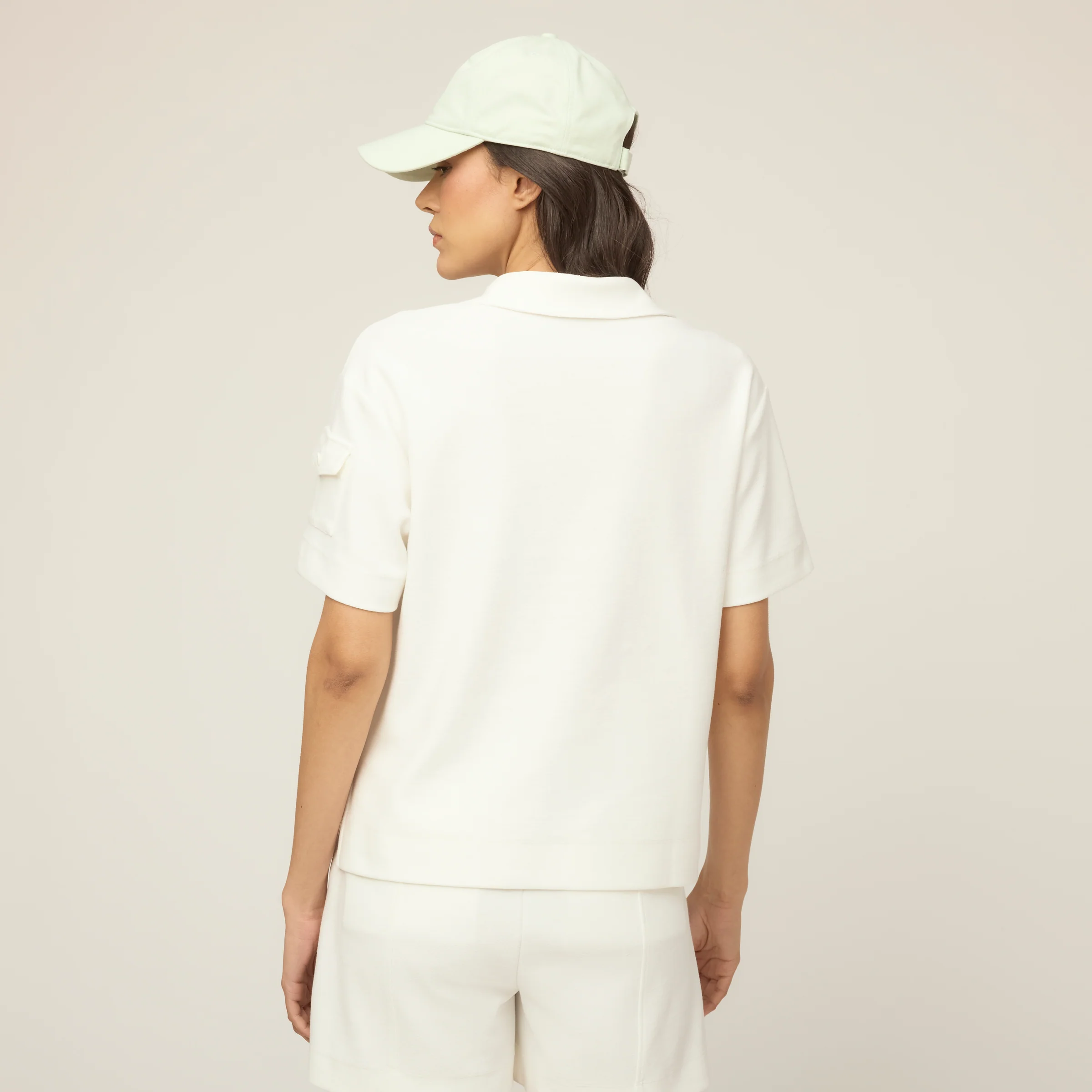 Micro Terry Open Polo - Image 11