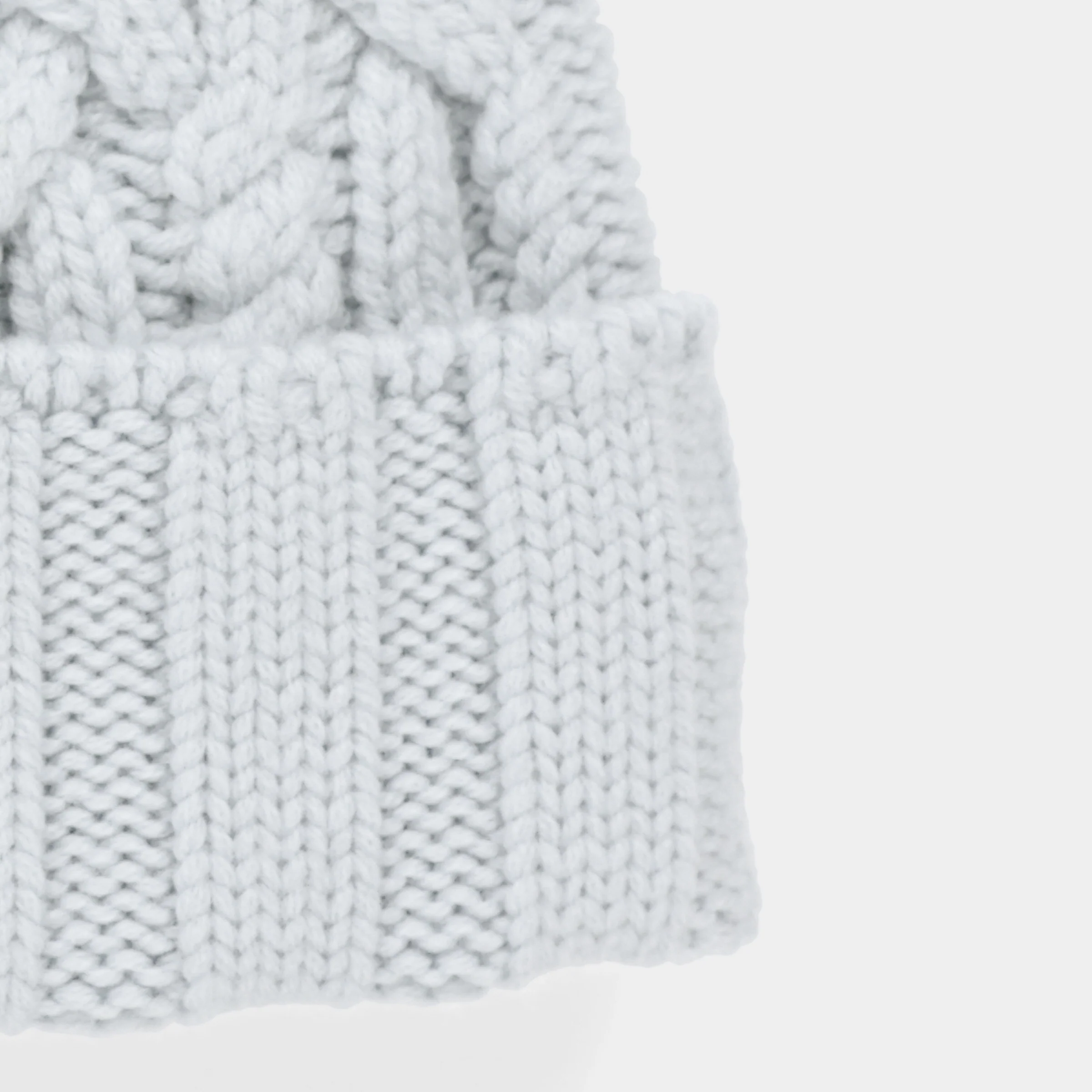 Pom Pom Cable Beanie - Image 14