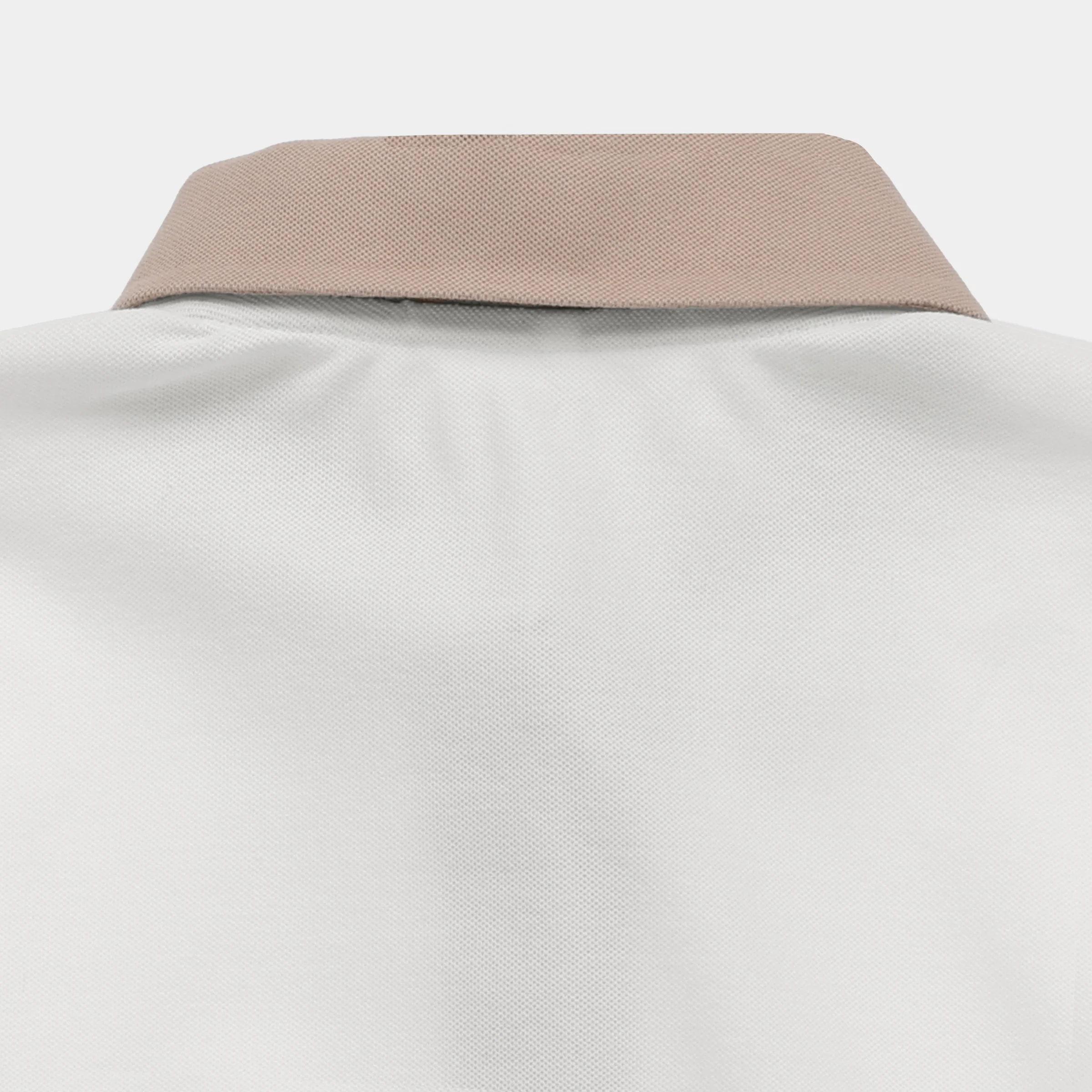 Preppy Pique Long Sleeve Stripe Placket Polo - Image 4