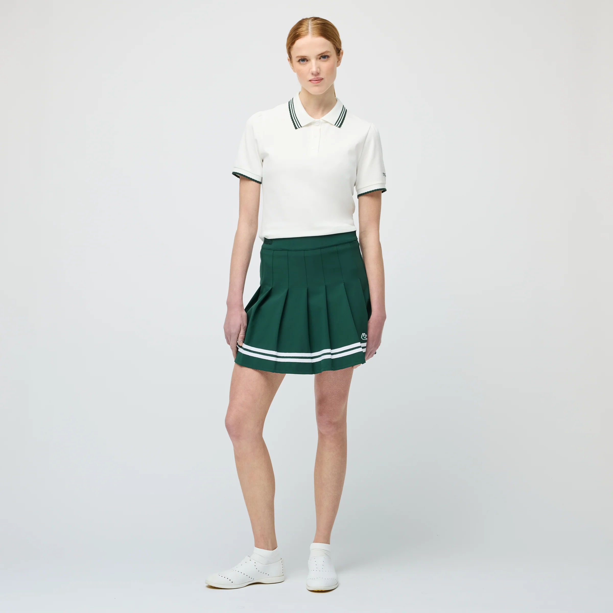 Preppy Pique Puff Sleeve Polo - Image 9
