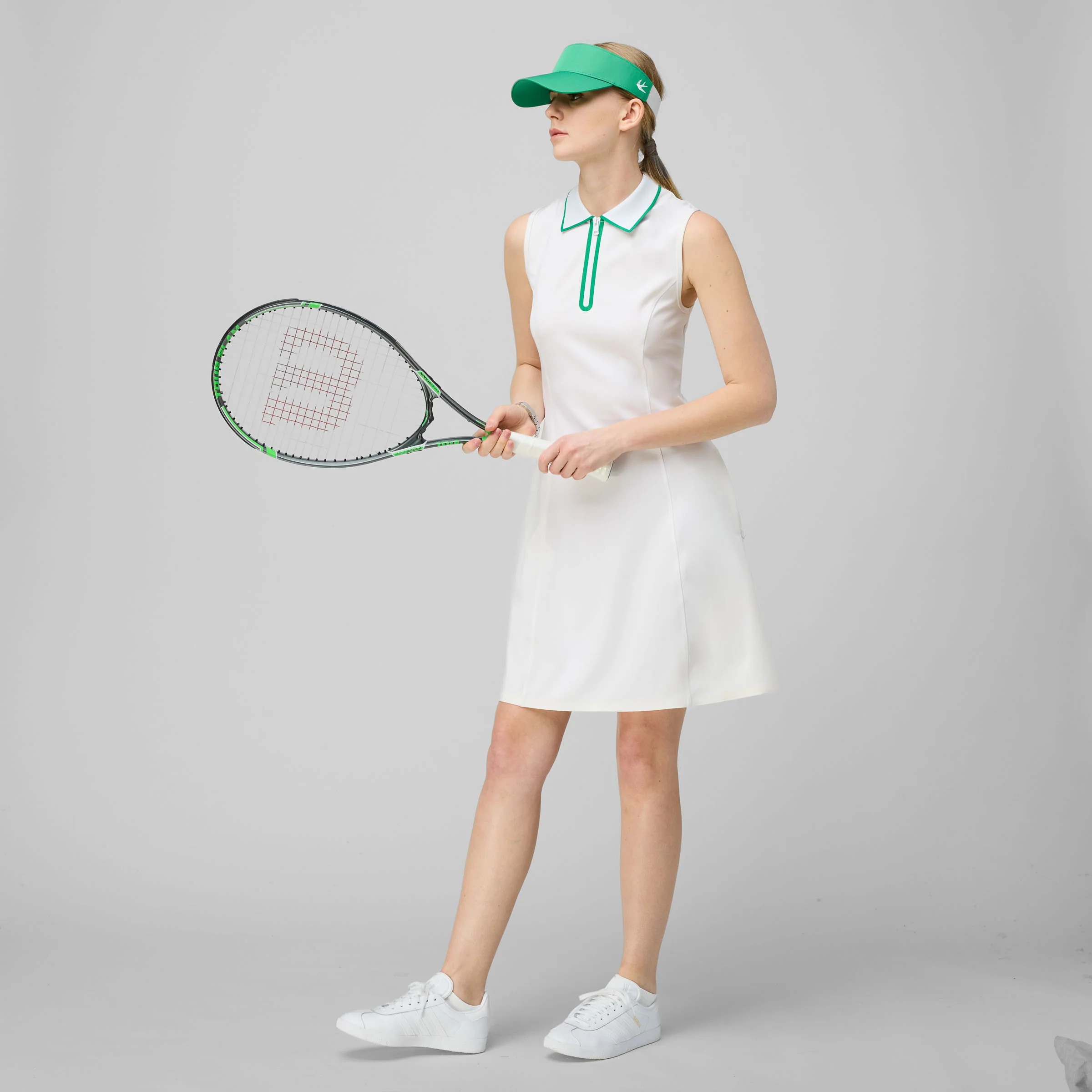 Quarter Zip Polo Dress - Image 7