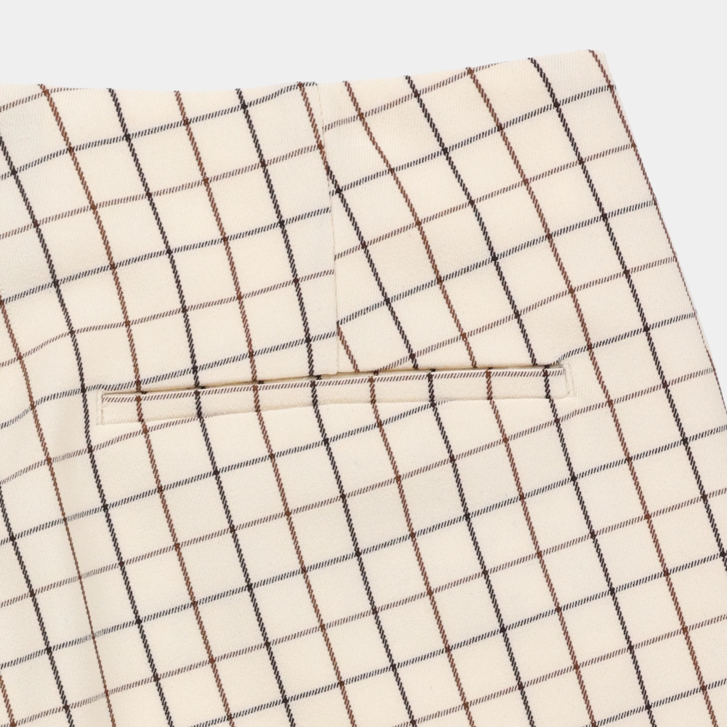 Retro Check A Line Skirt - Image 10