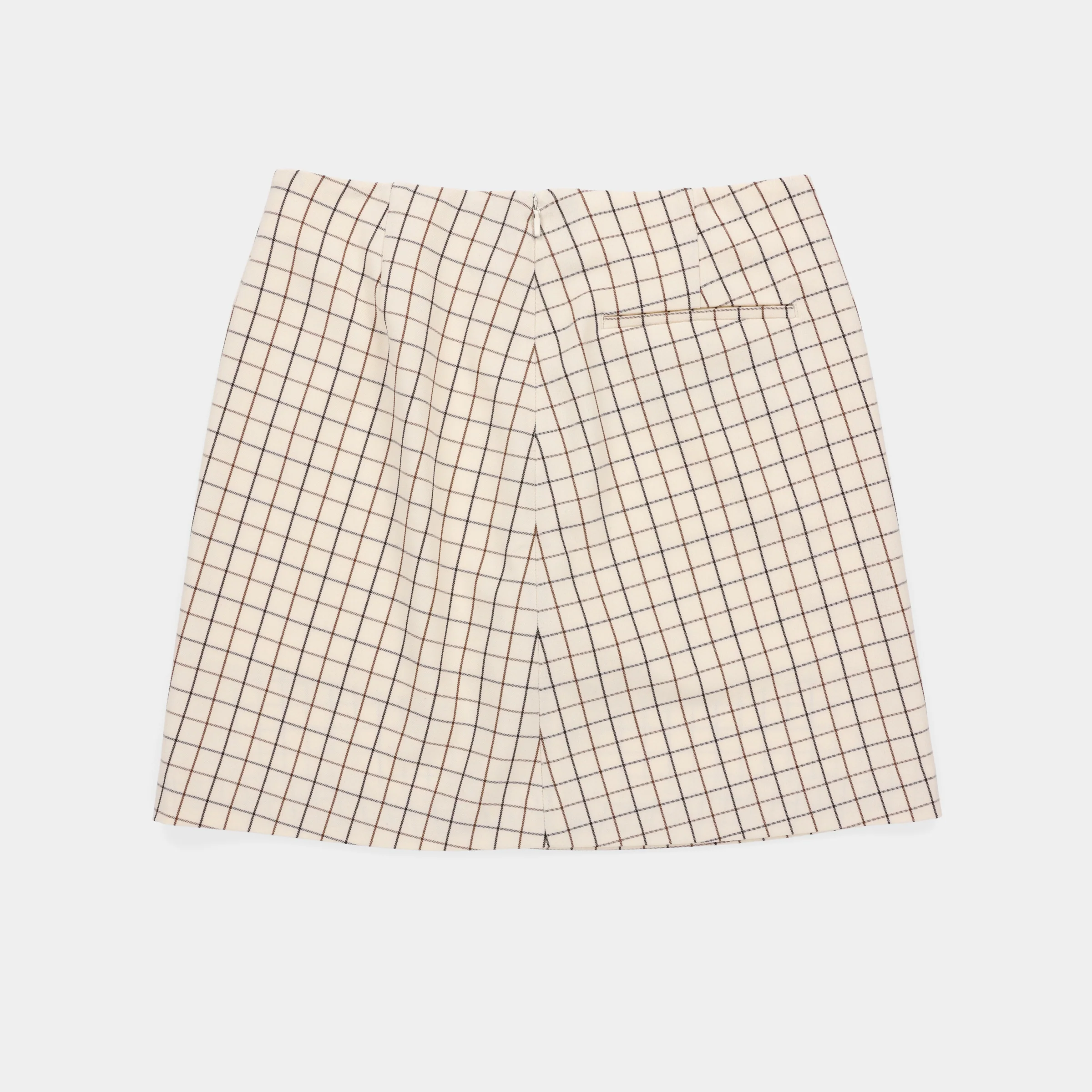 Retro Check A Line Skirt - Image 11