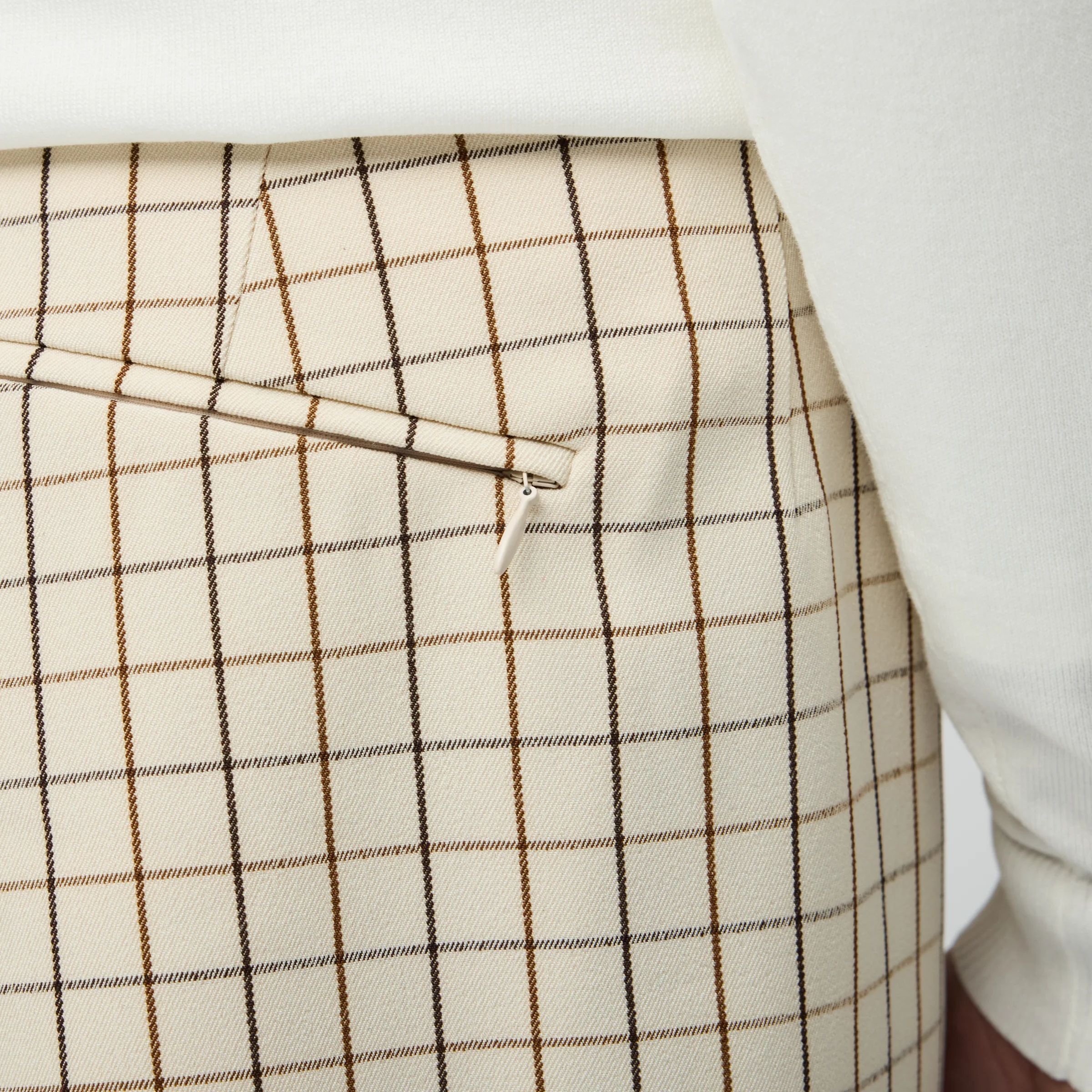 Retro Check A Line Skirt - Image 5