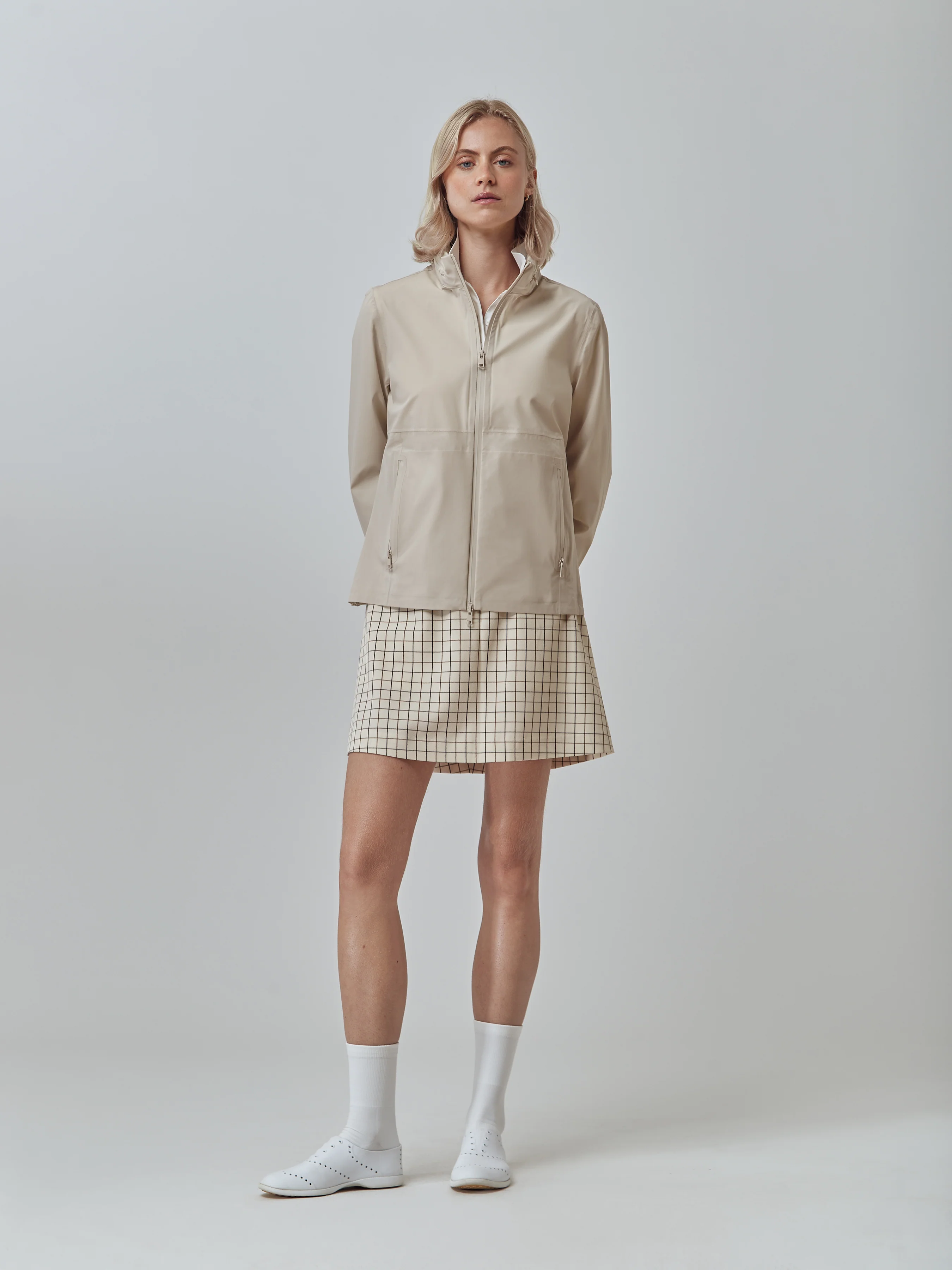 Retro Check A Line Skirt - Image 7