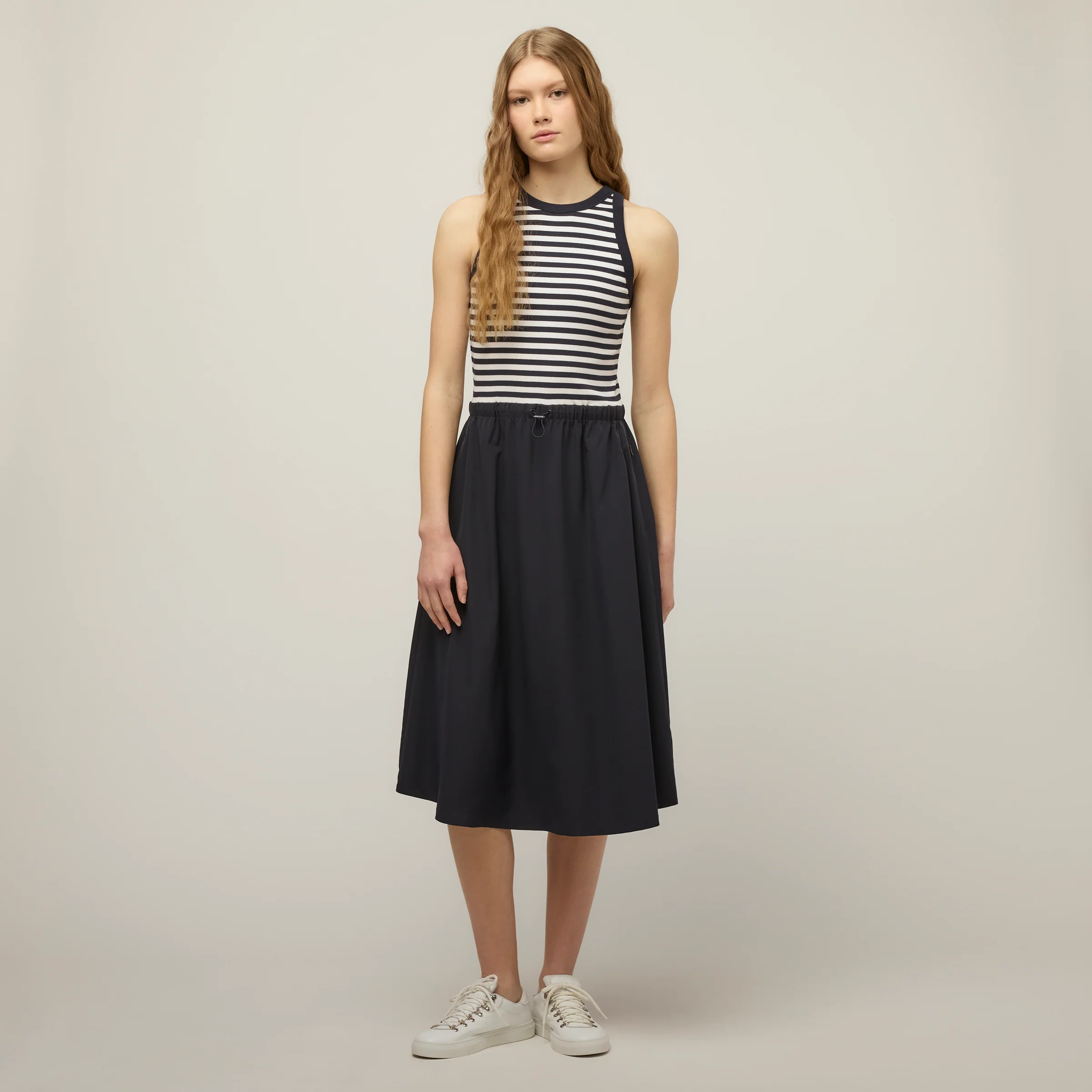 Rib Tech Slk Midi Dress - Image 20