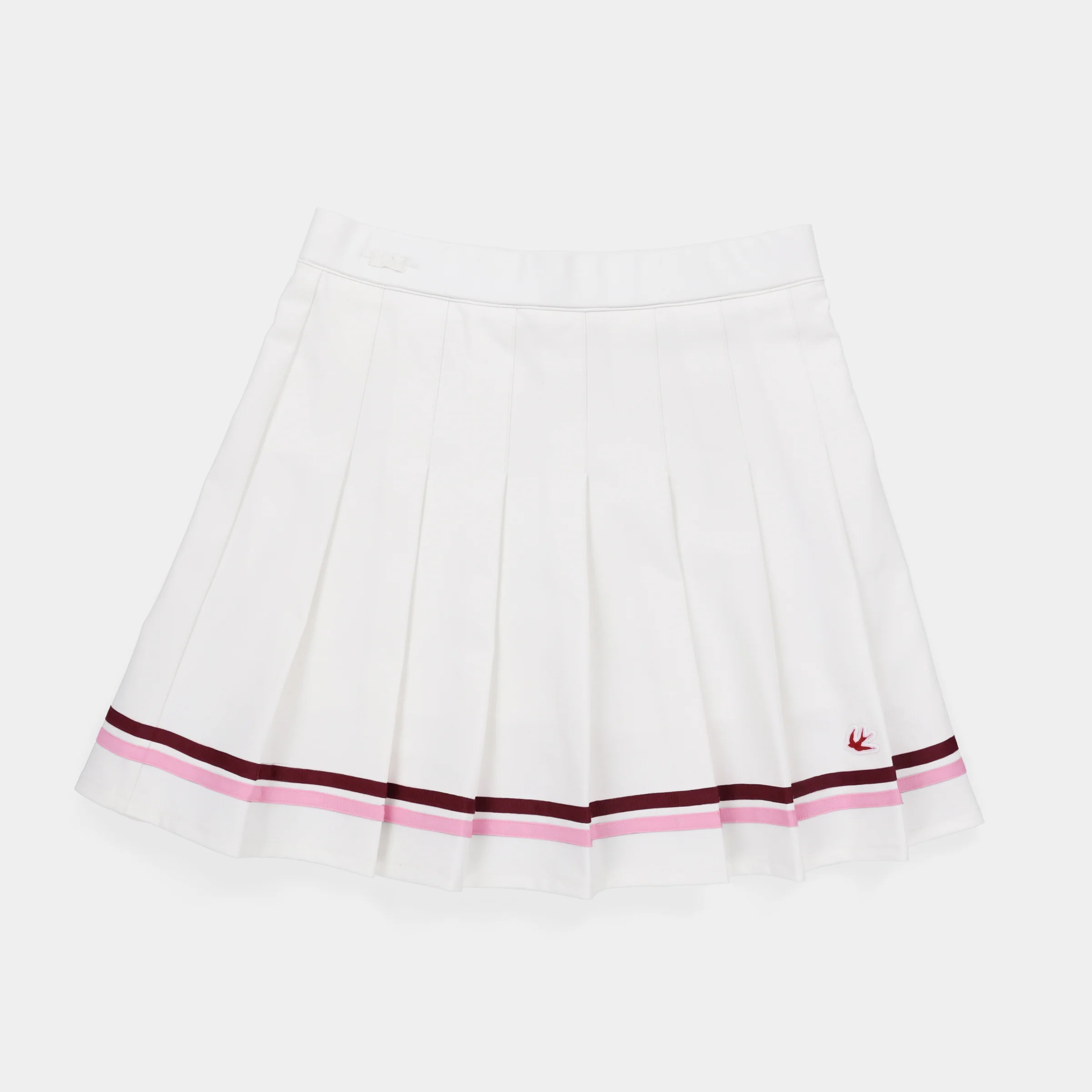 Ribbon Pleated Skirt