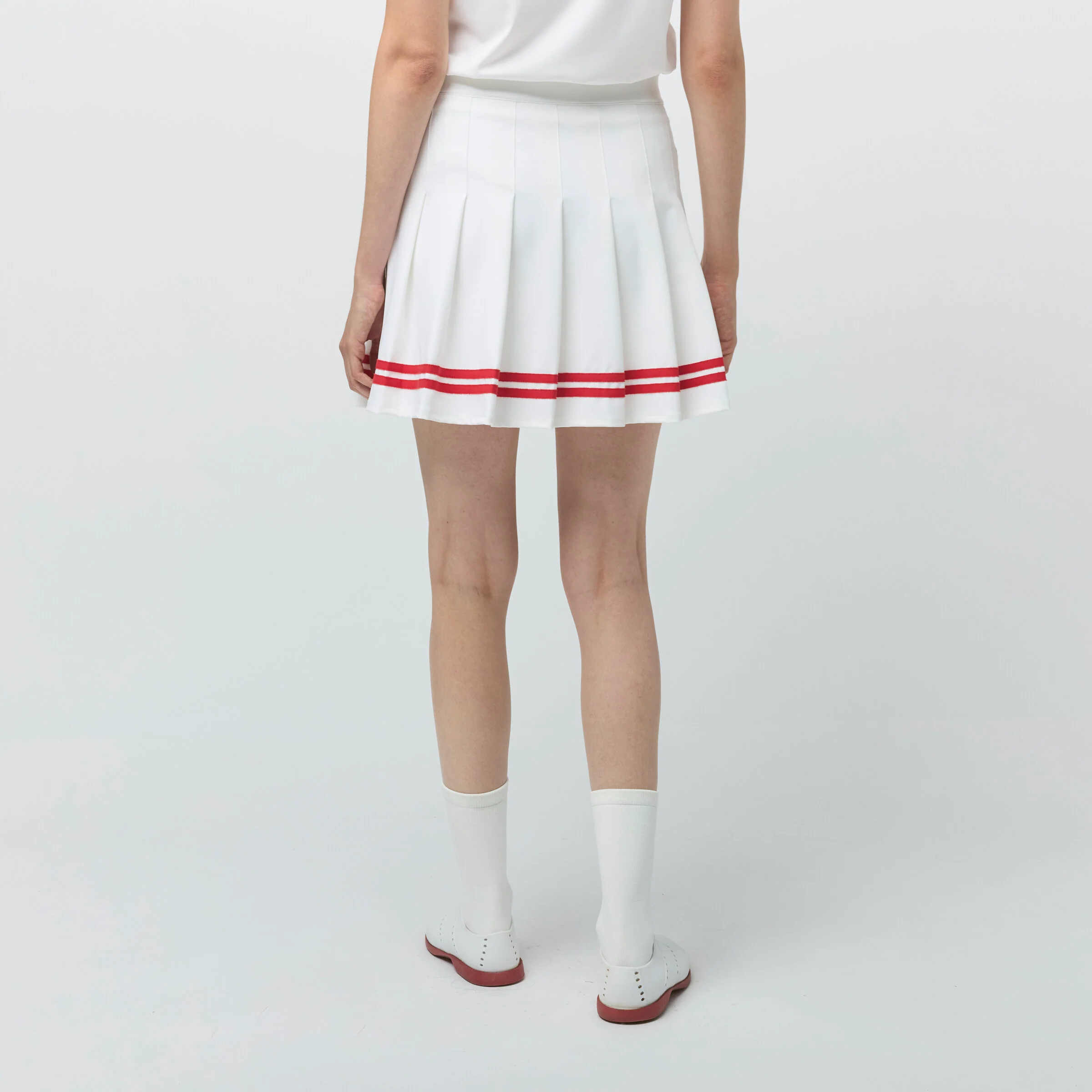 Ribbon Pleated Skirt - Image 5