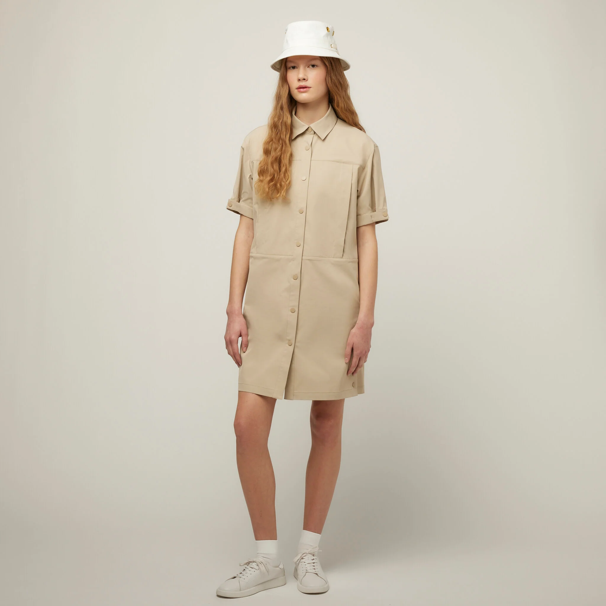 Roam Side Snap Shirt Dress - Image 9