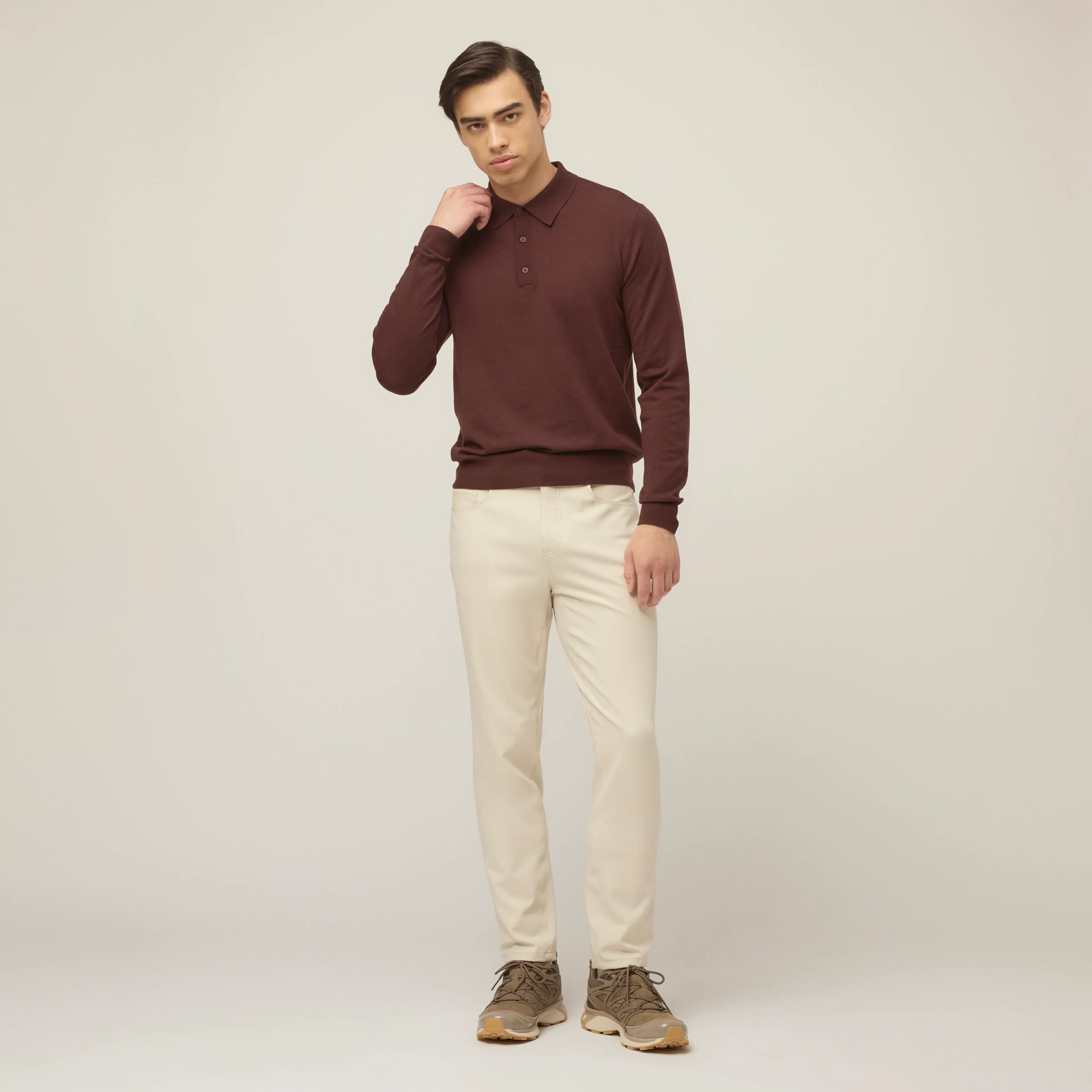 Stretch Merino Polo - Image 24