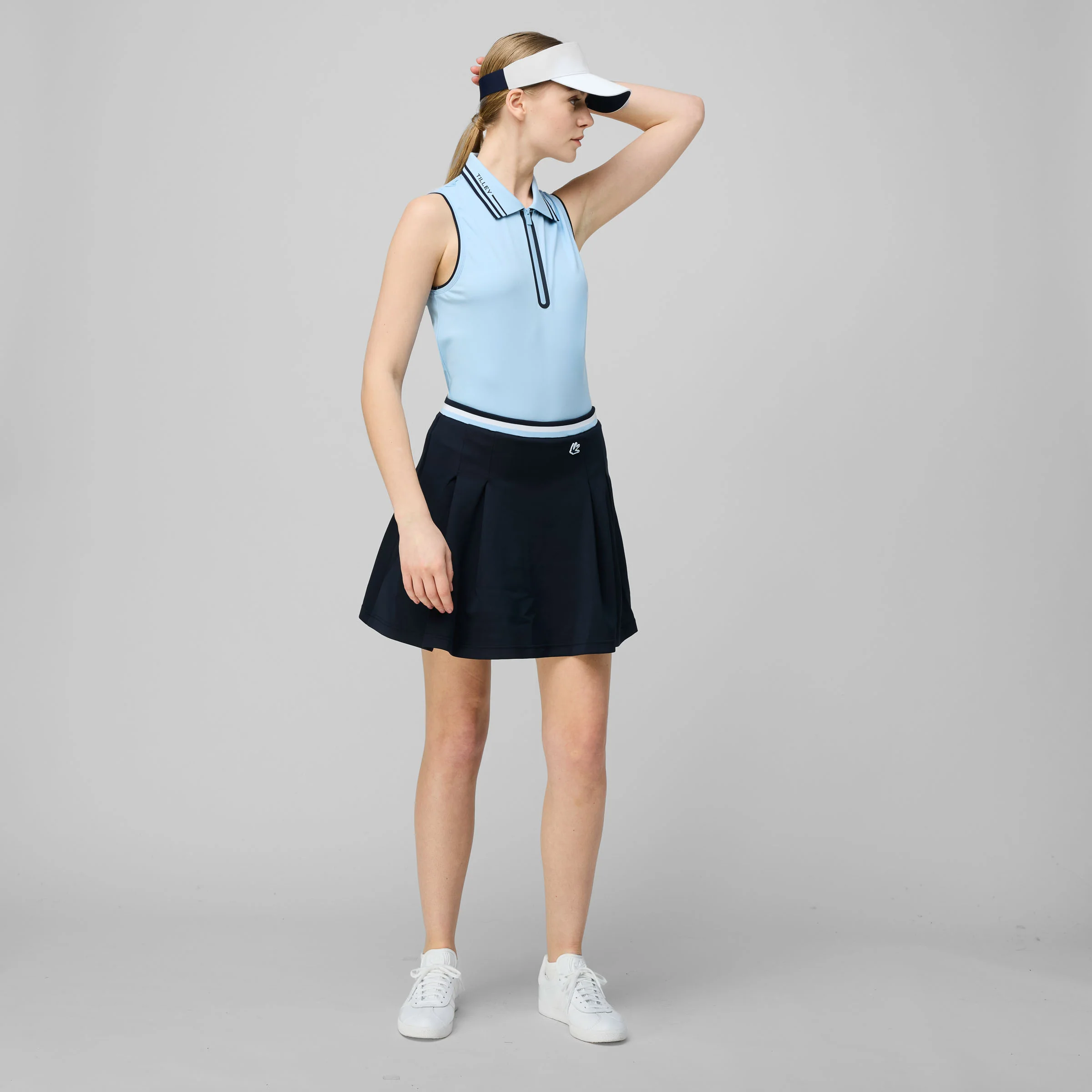 Striped Airloft Pleated Skirt - Image 3