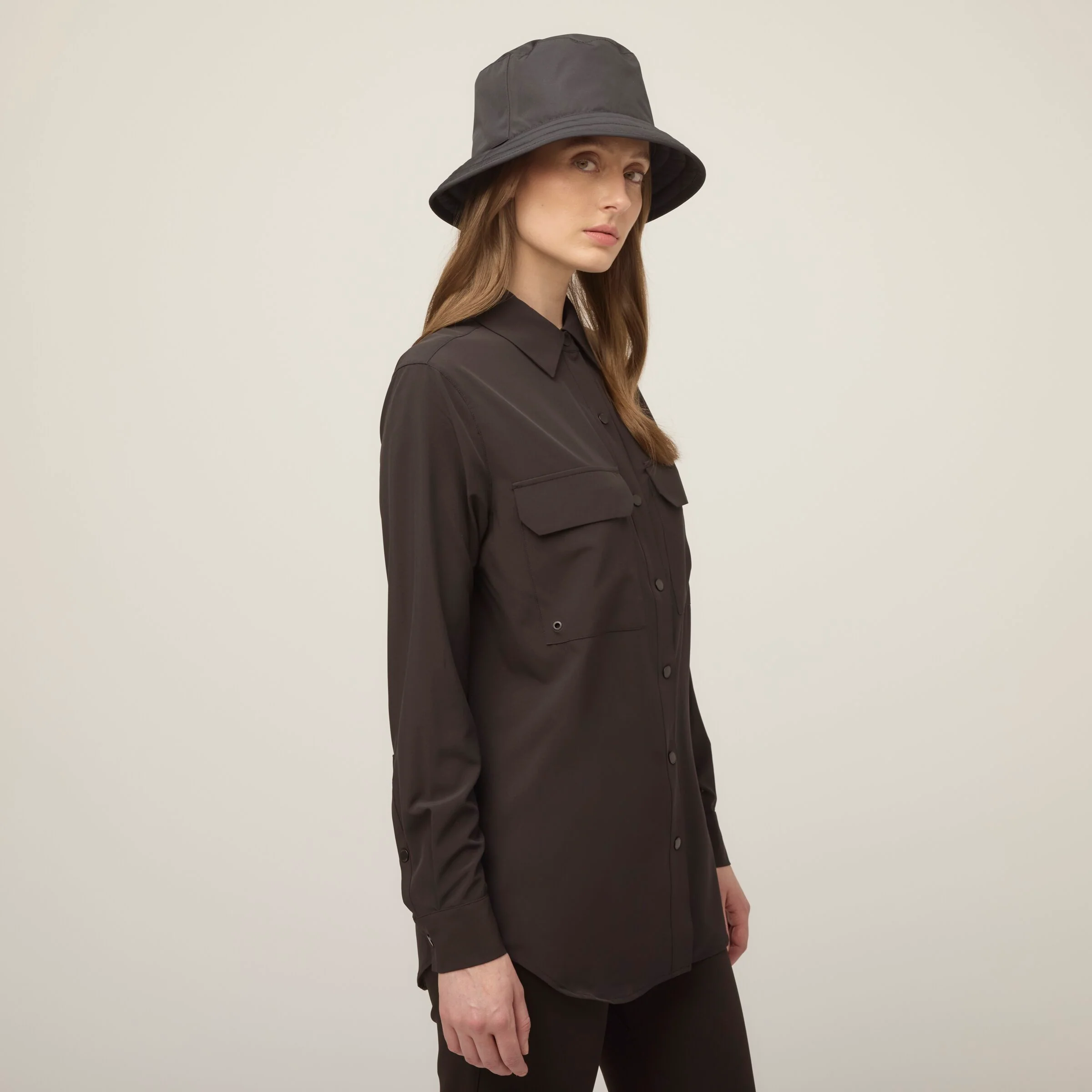 Tech Slk Long Sleeve Pocket Button Down - Image 2