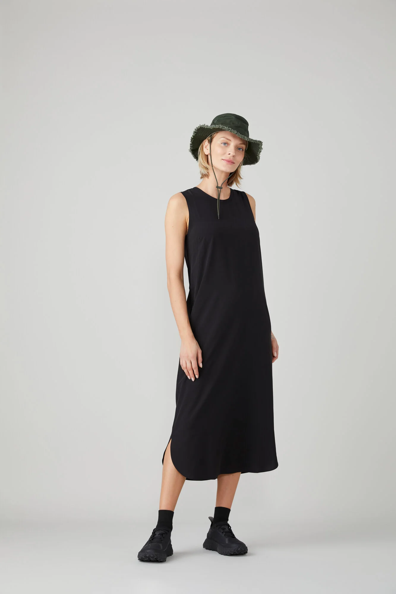 Tech Slk Midi Dress - Image 12