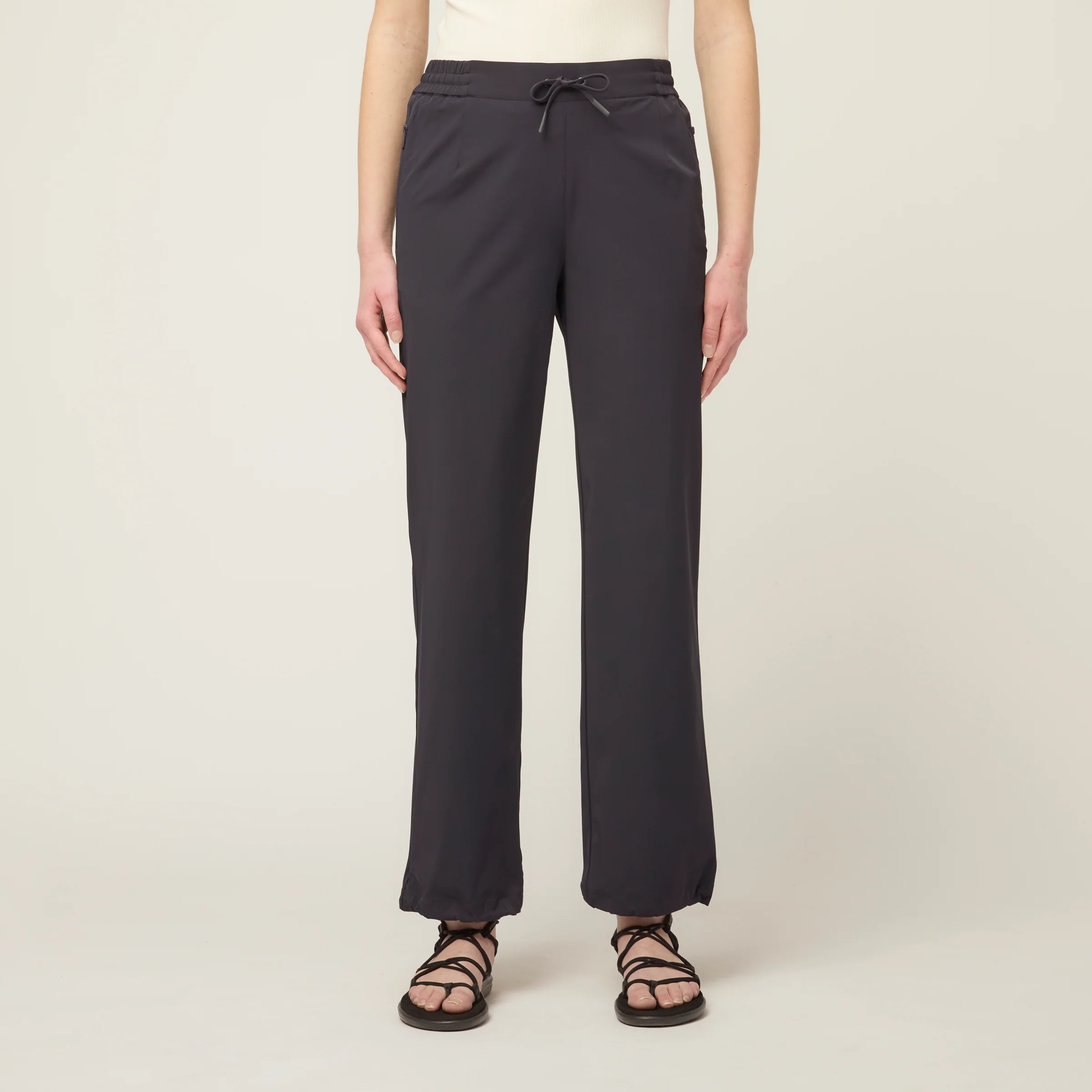 Tech Stretch Nylon Wide Pant