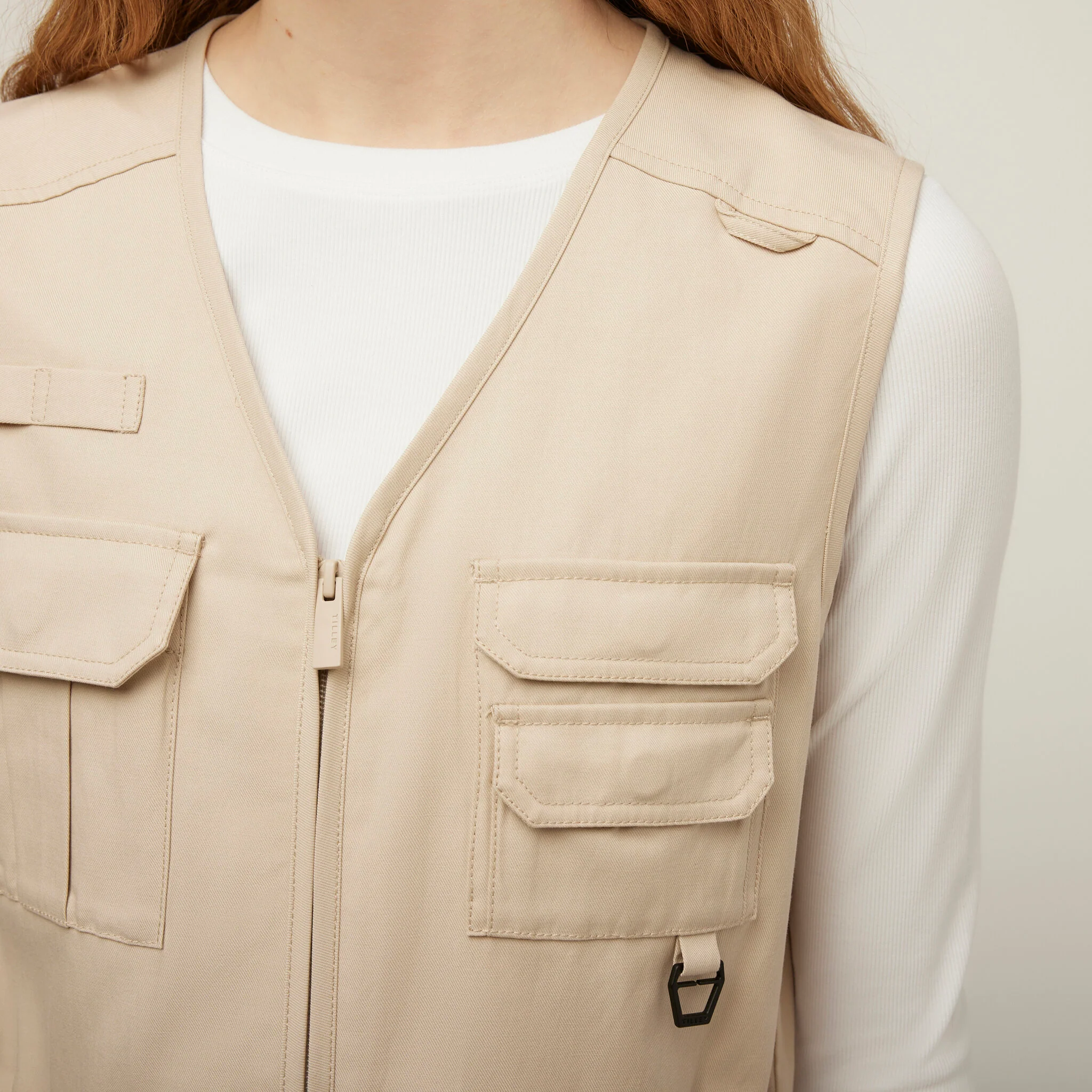 Tencel Cotton Safari Vest Dress - Image 16