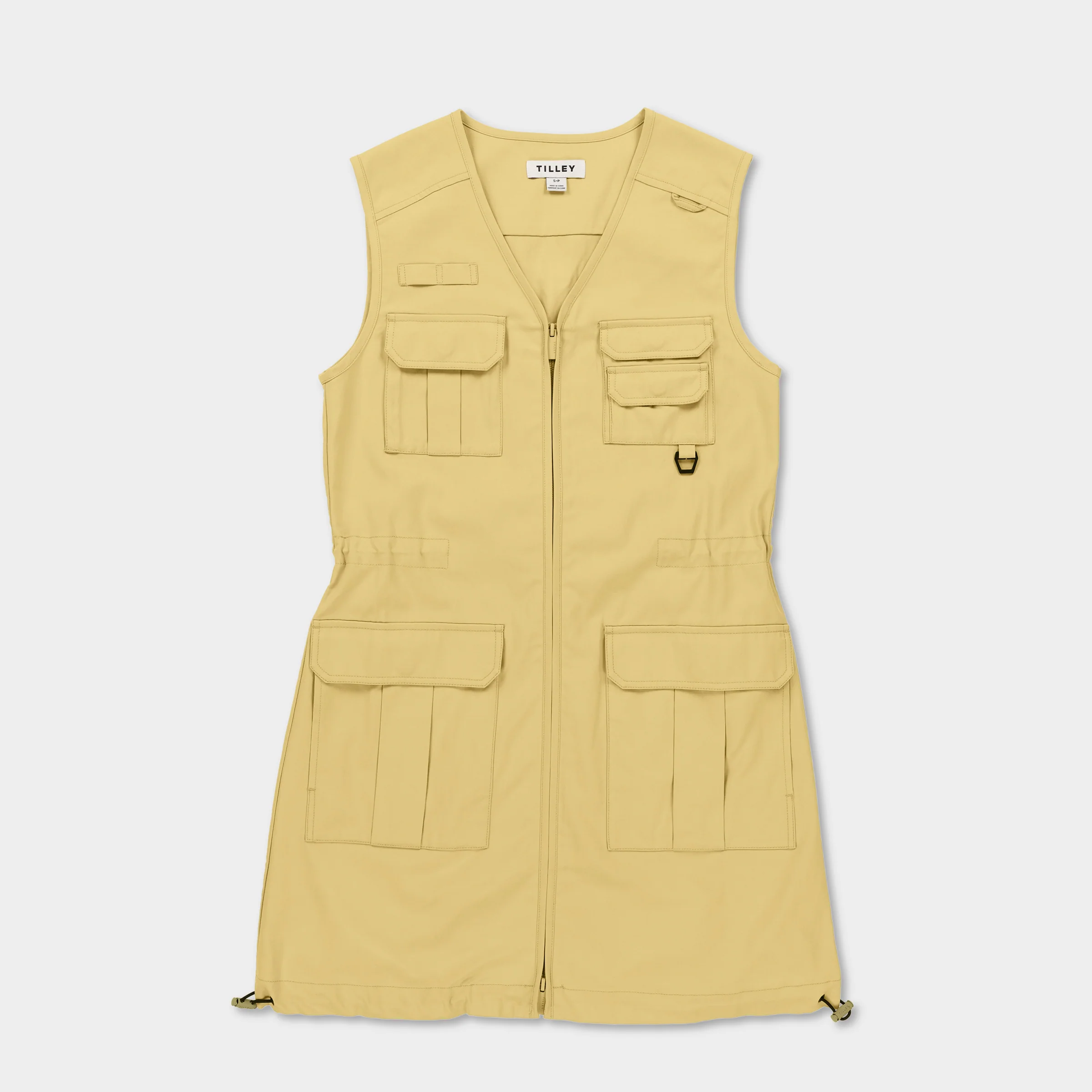 Tencel Cotton Safari Vest Dress - Image 39