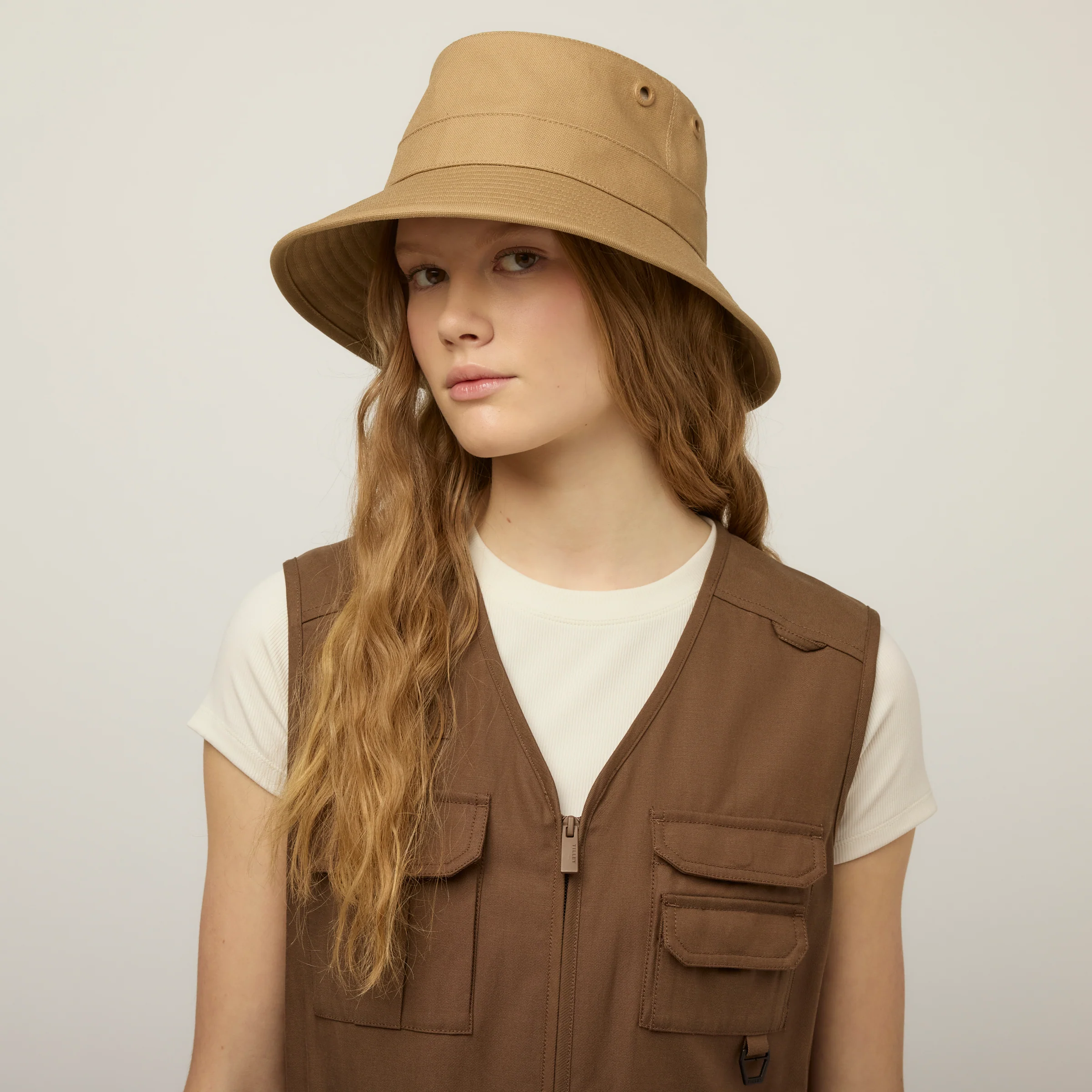 Tencel Cotton Safari Vest Dress - Image 5