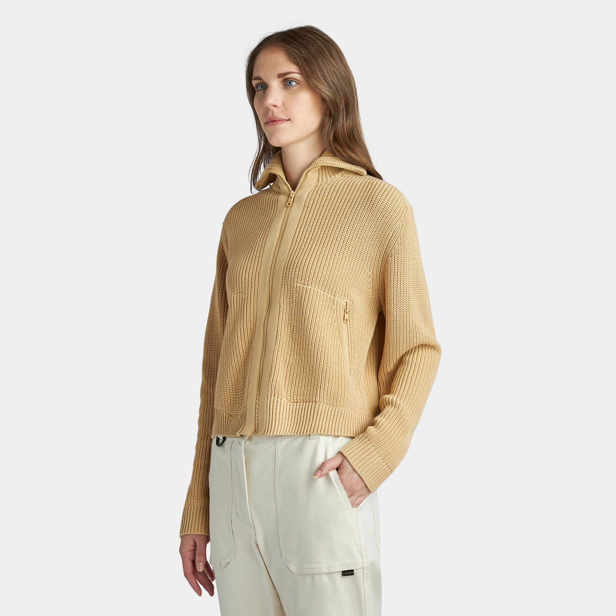 Cool Cotton Sweater Jacket - Image 12