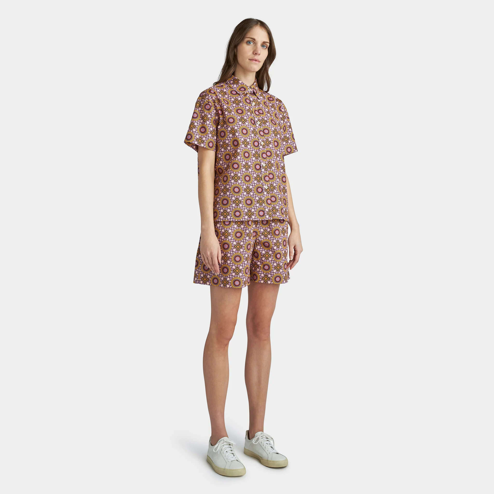 Geo Floral Print Shirt - Image 5