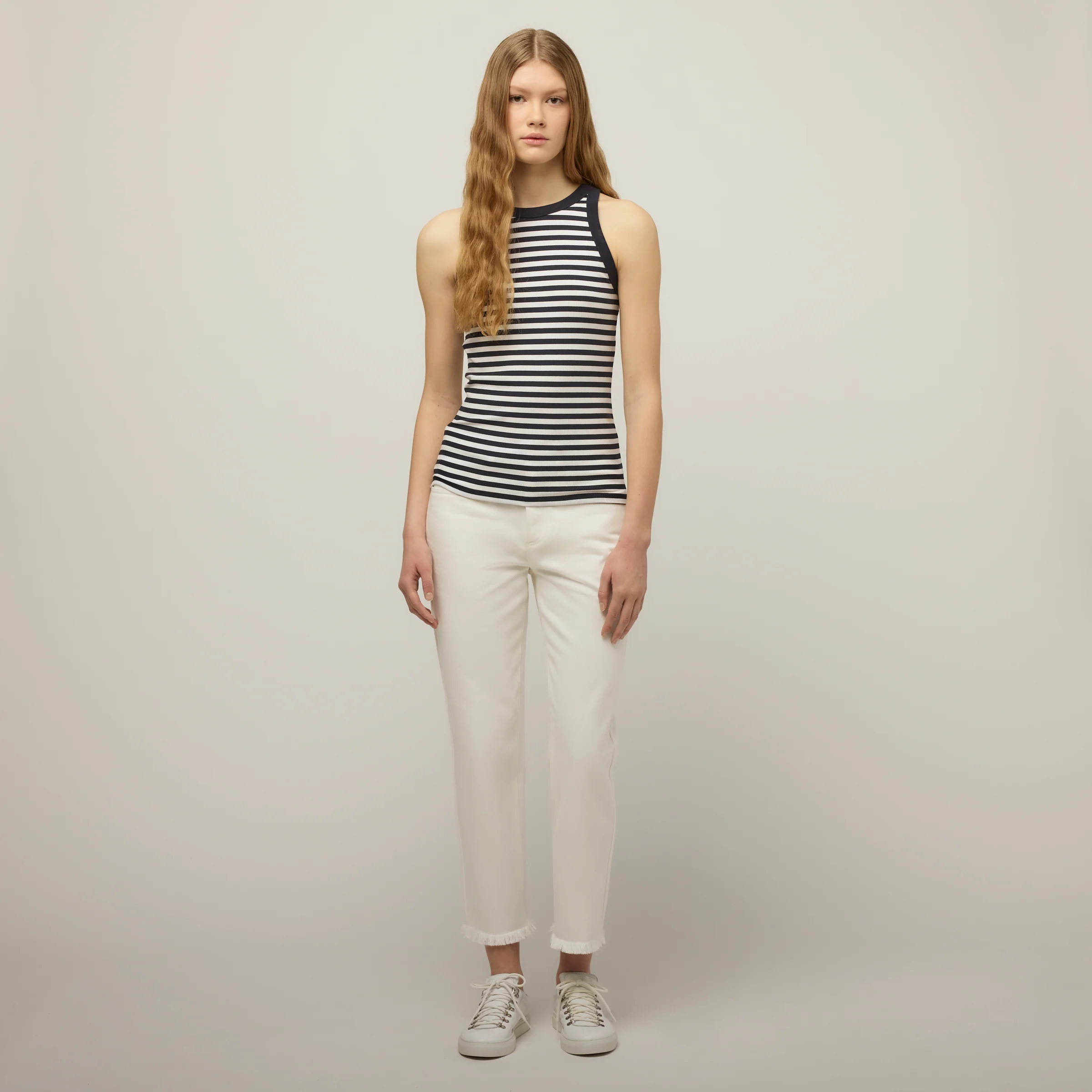High Neck Rib Tank - Image 61