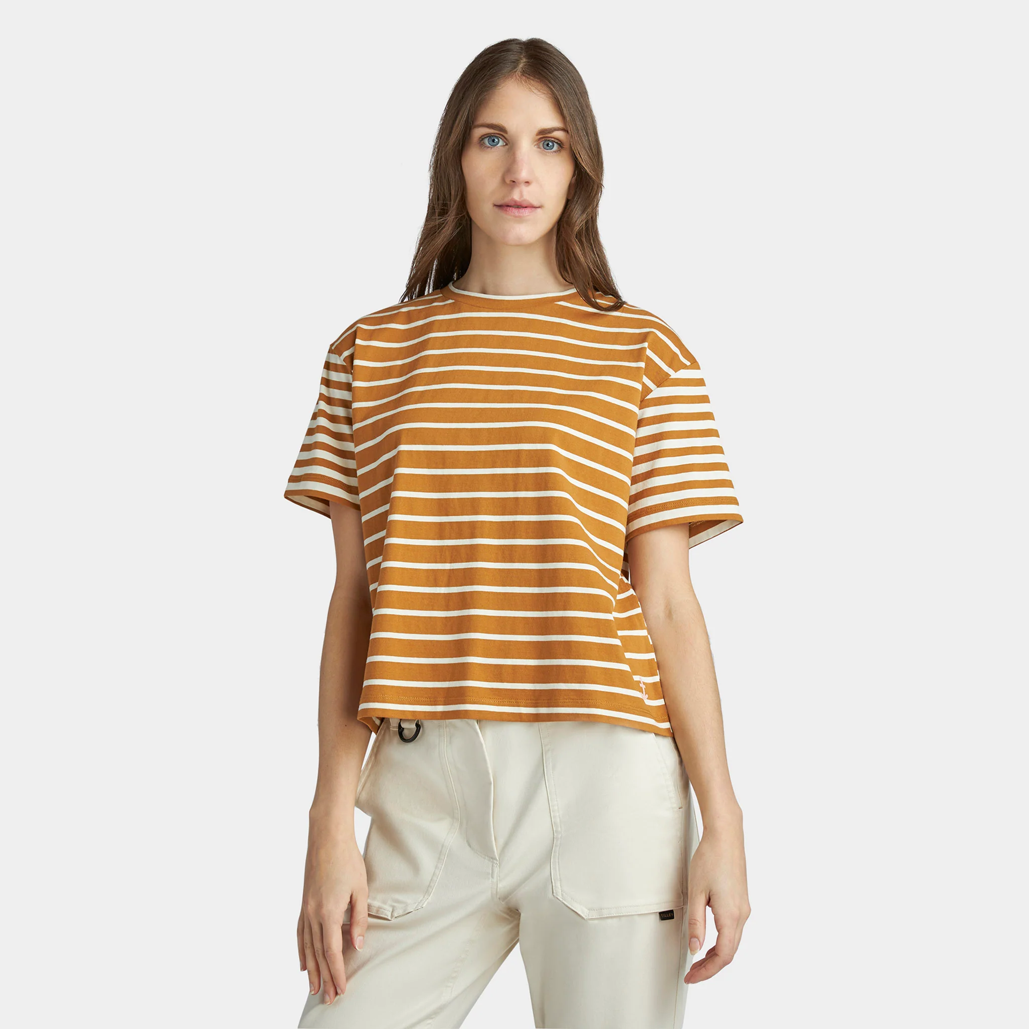Marine Stripe Boxy Tee - Image 9