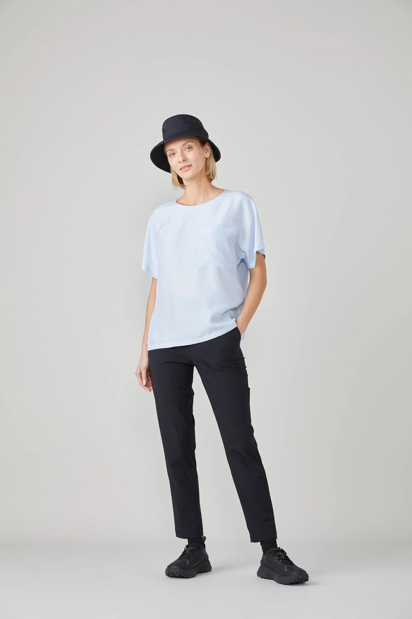 Slouchy Silk Tee - Image 2